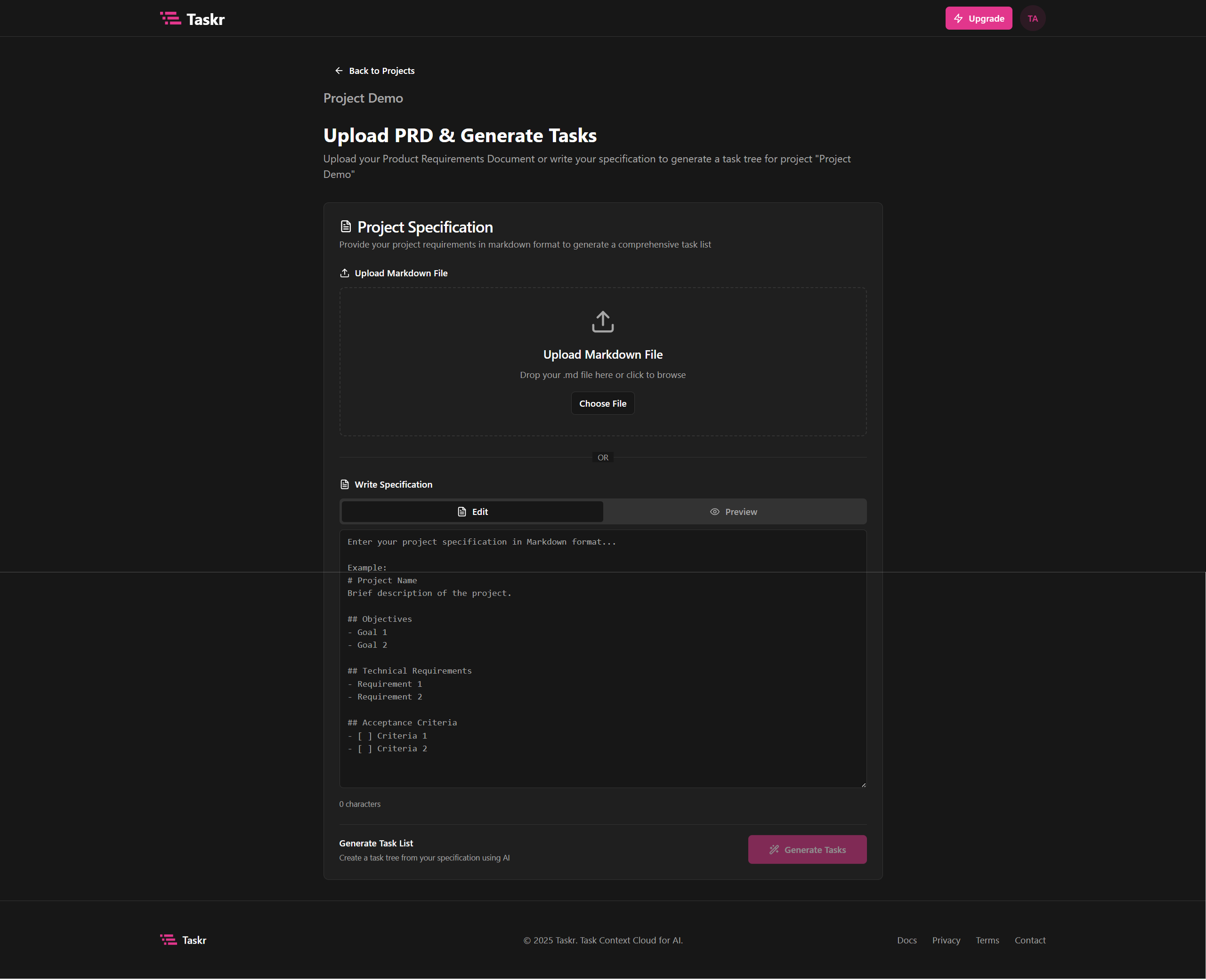 Taskr screenshot 4