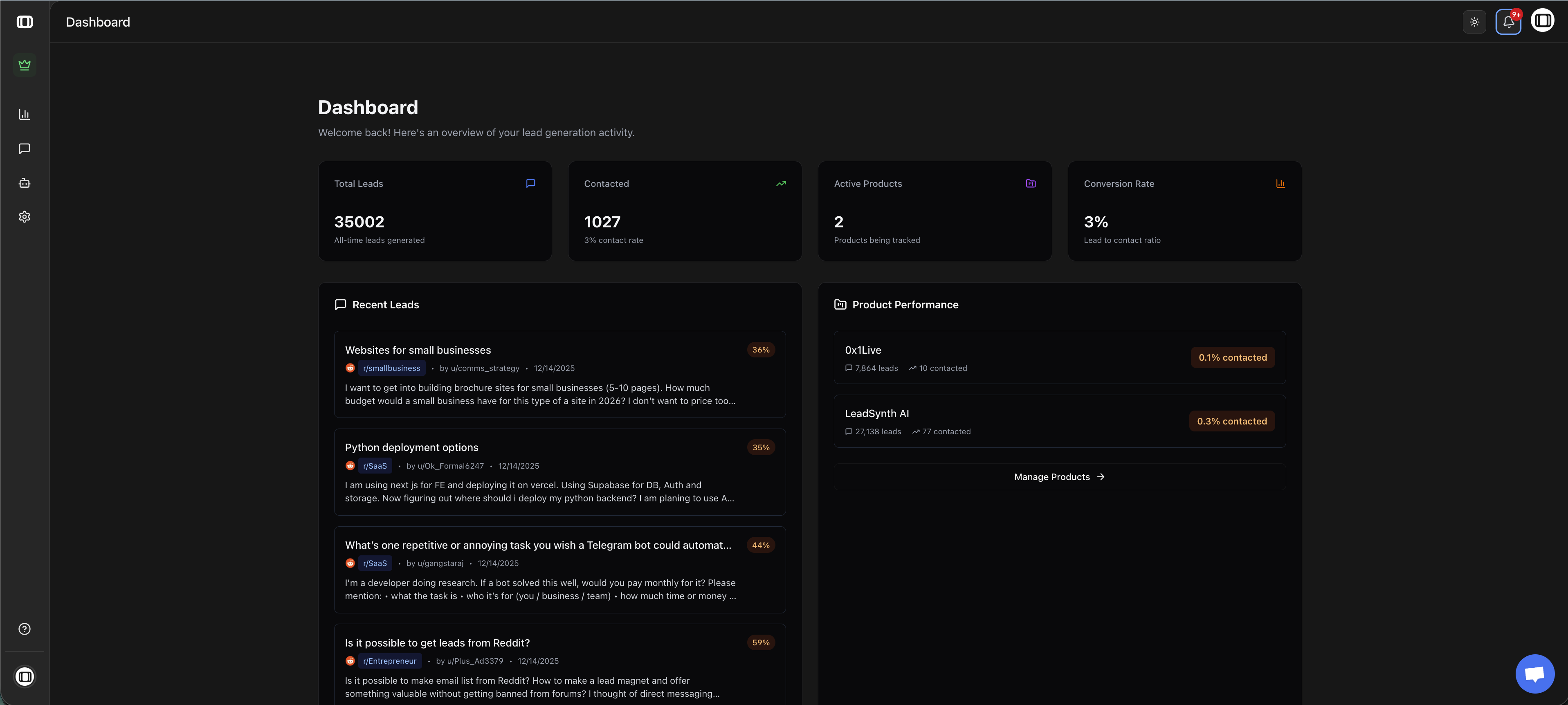 LeadSynth Launch screenshot 3