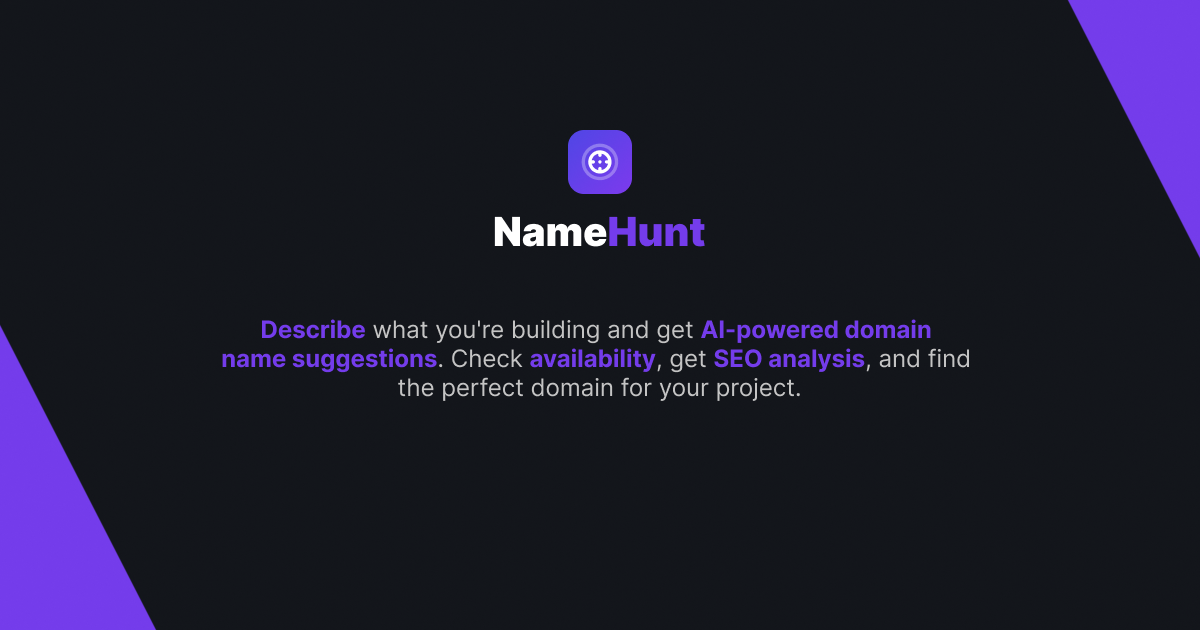 NameHunt screenshot 1