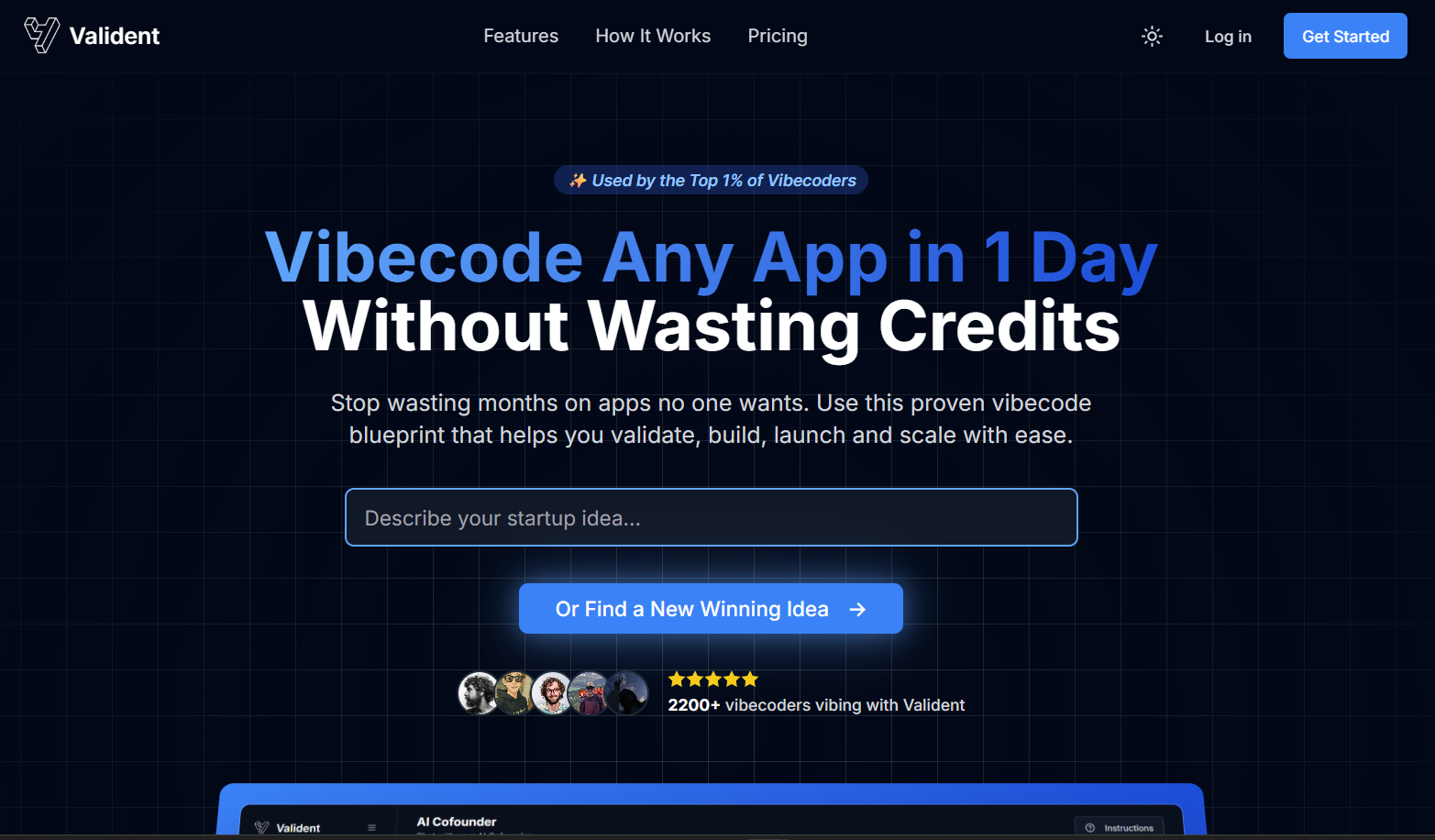 Valident screenshot 2