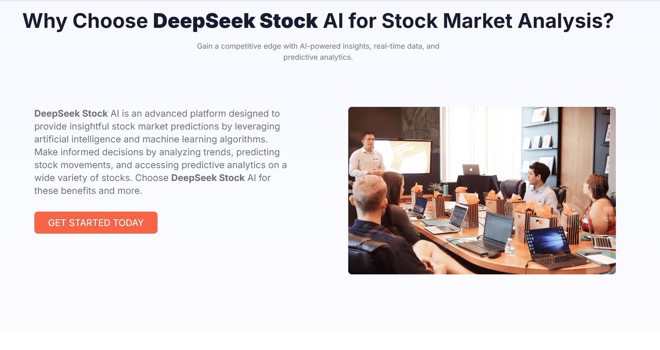 DeepSeek-driven Investment Platform screenshot 1