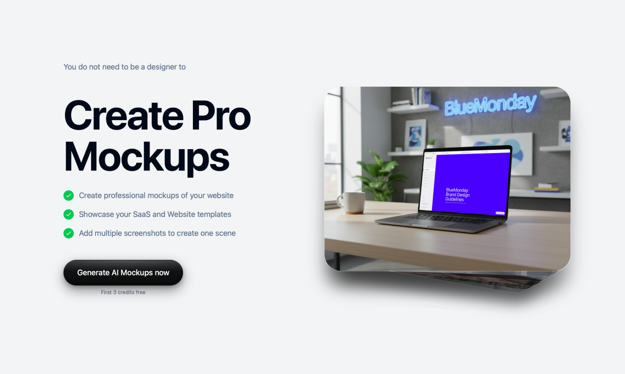 RandomMockups - AI Mockup Generator screenshot 2