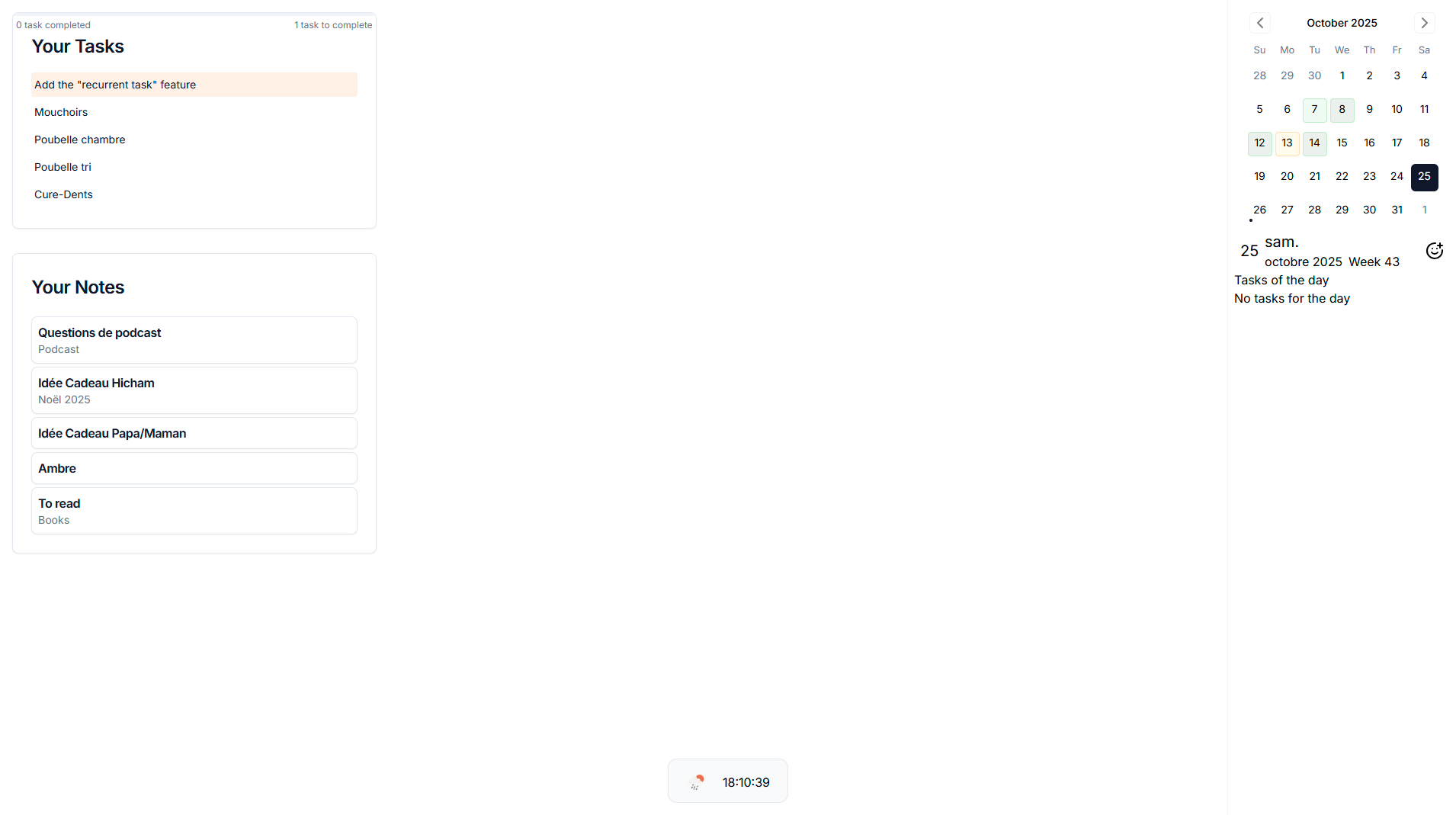 Life OS screenshot 2