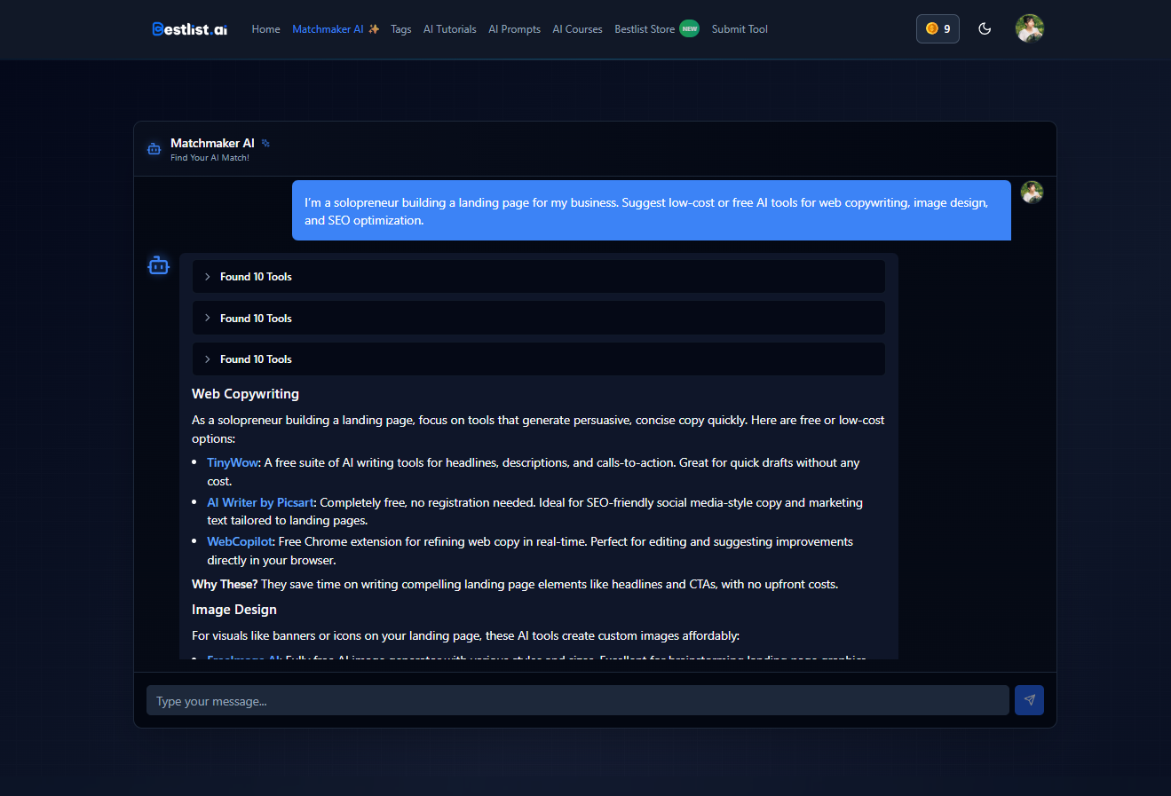 Bestlist.ai screenshot 3