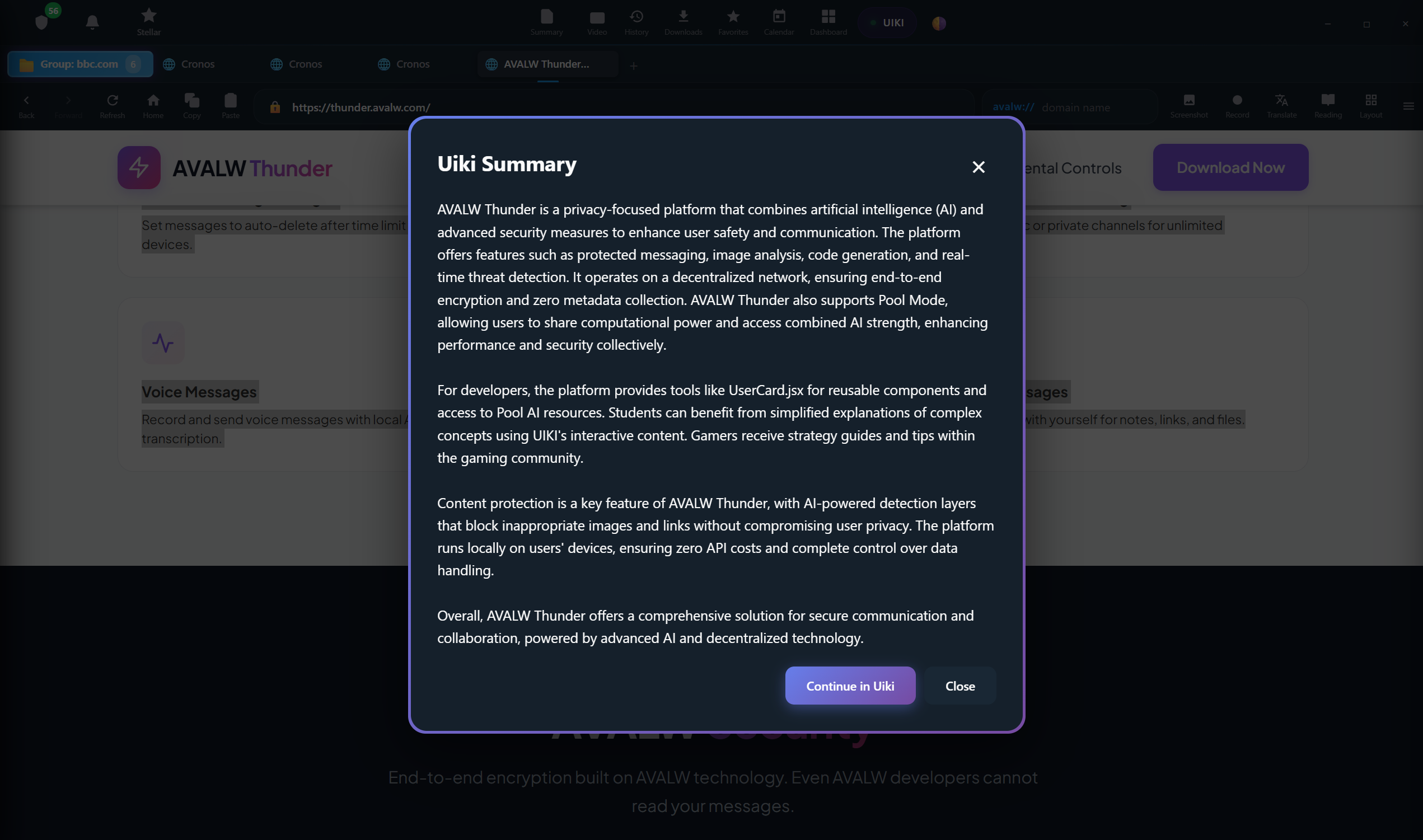 Cronos Browser screenshot 5
