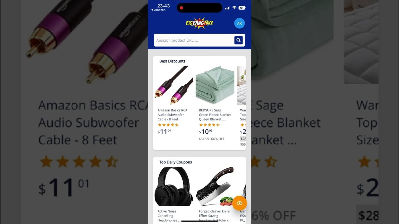 BigBangPrice - Best Amazon Price Tracker screenshot 1