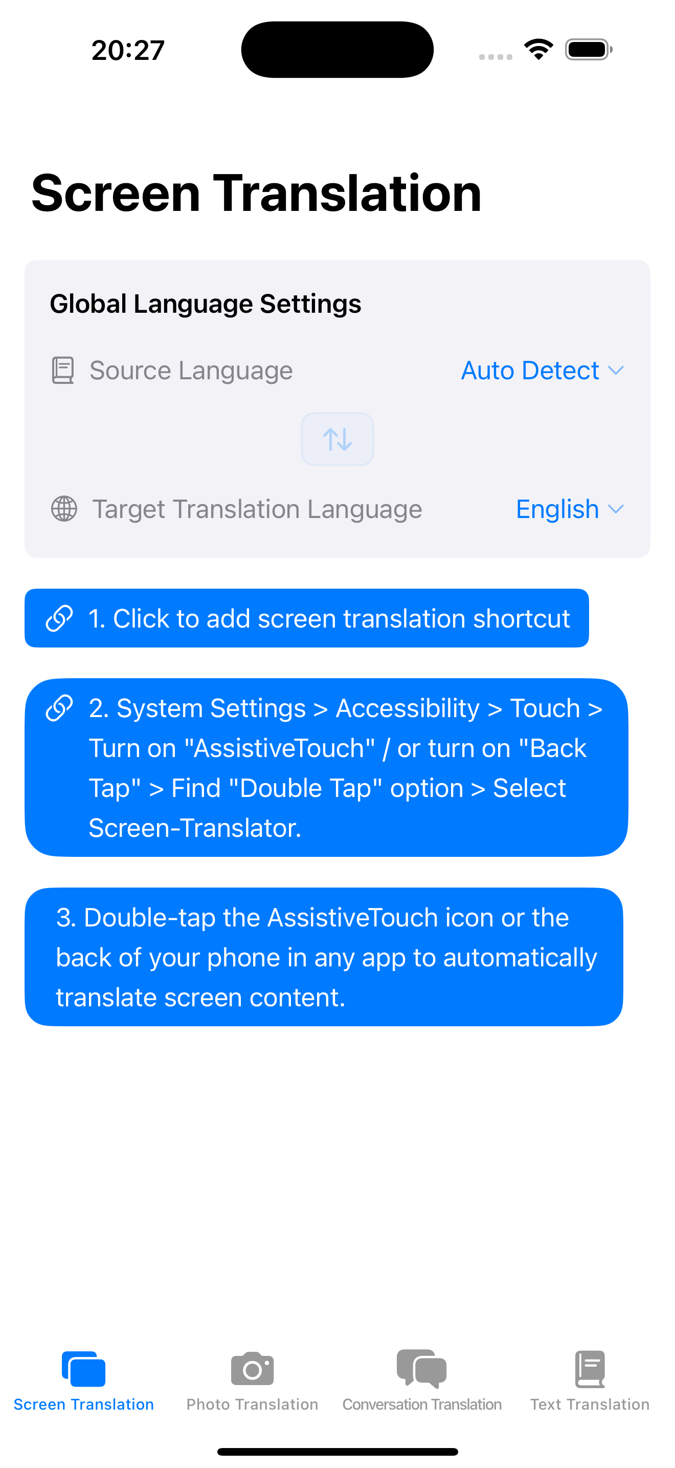 Screen-Translator screenshot 1