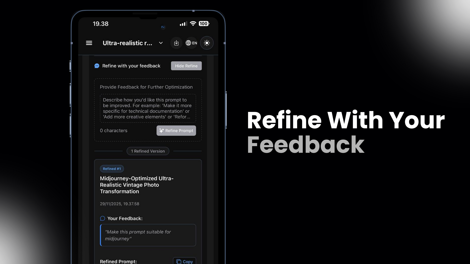 PrompTessor for IOS screenshot 5