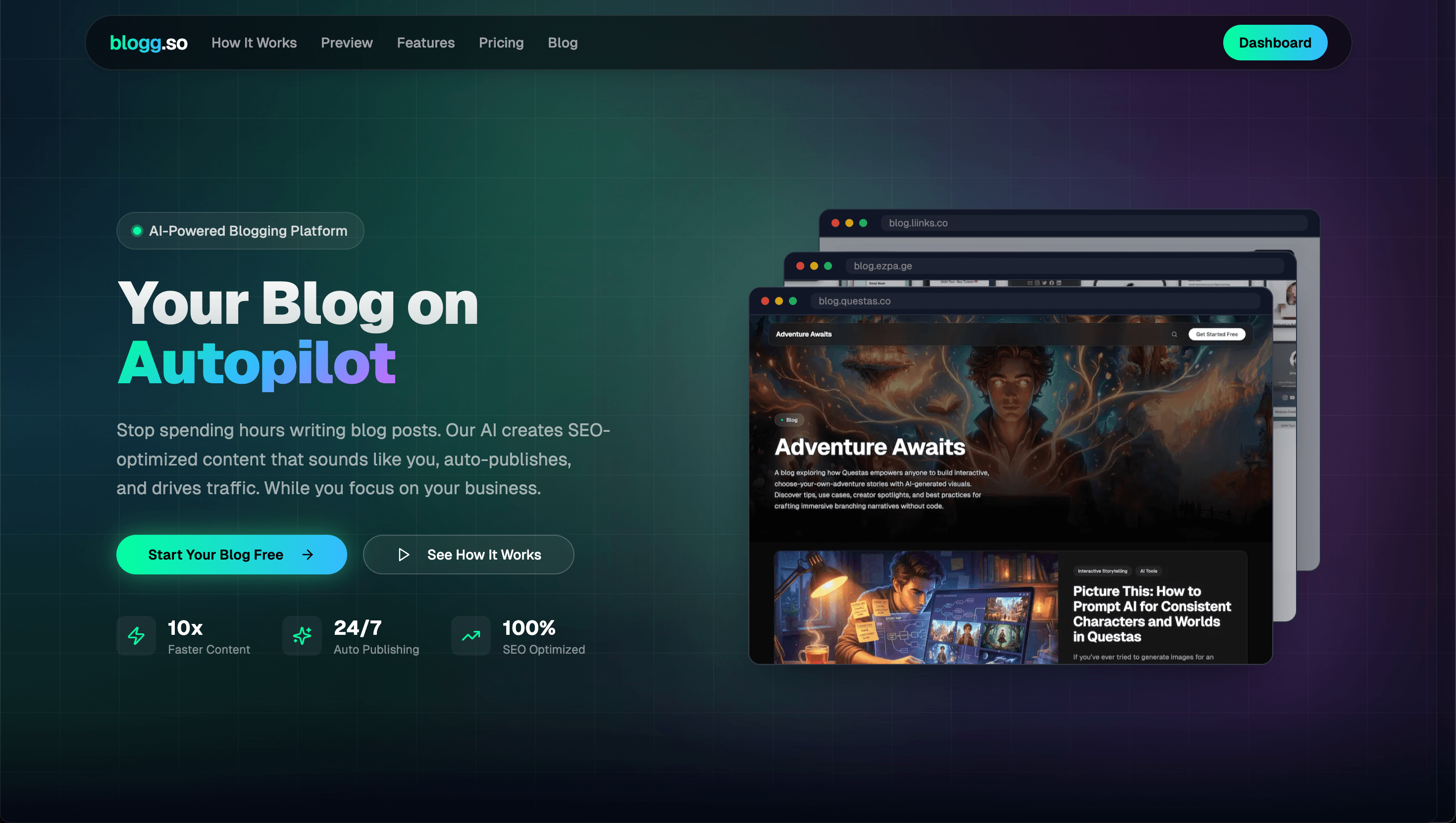 Blogg.so 2.0 screenshot 1