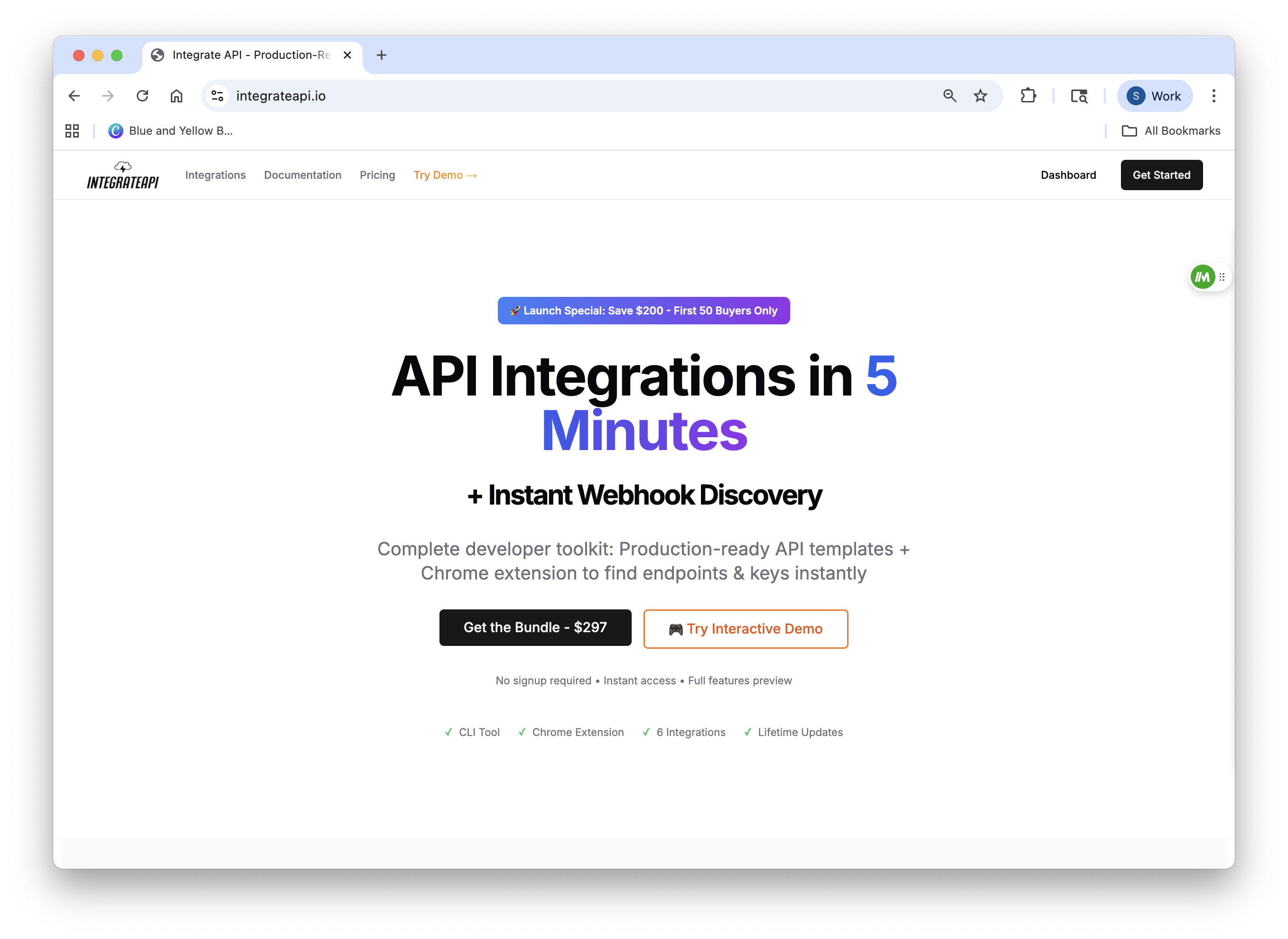 IntegrateAPI screenshot 1