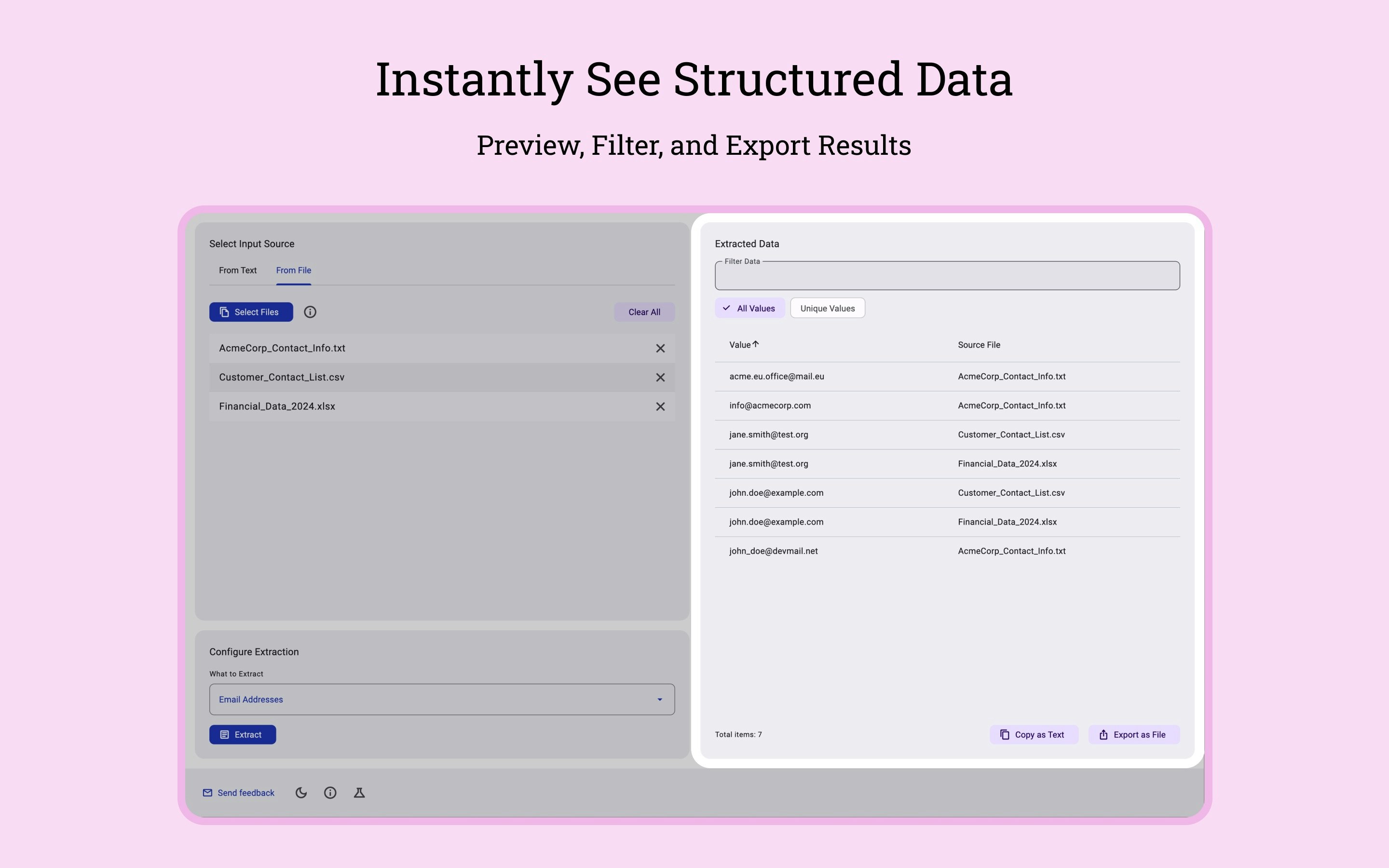 TextMine screenshot 4