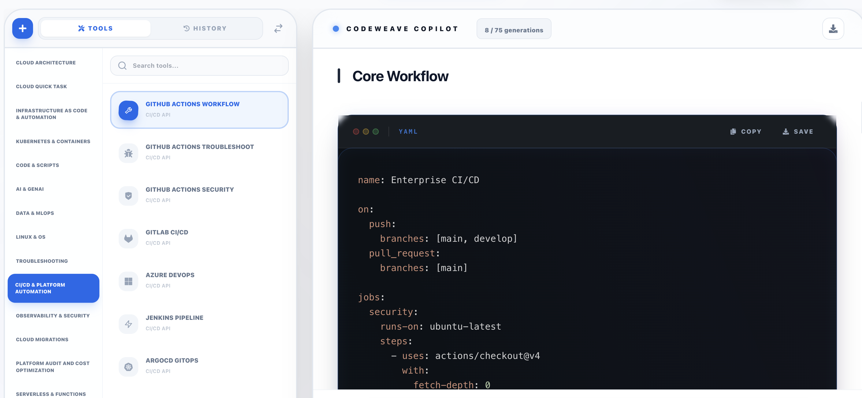 CodeWeave screenshot 4
