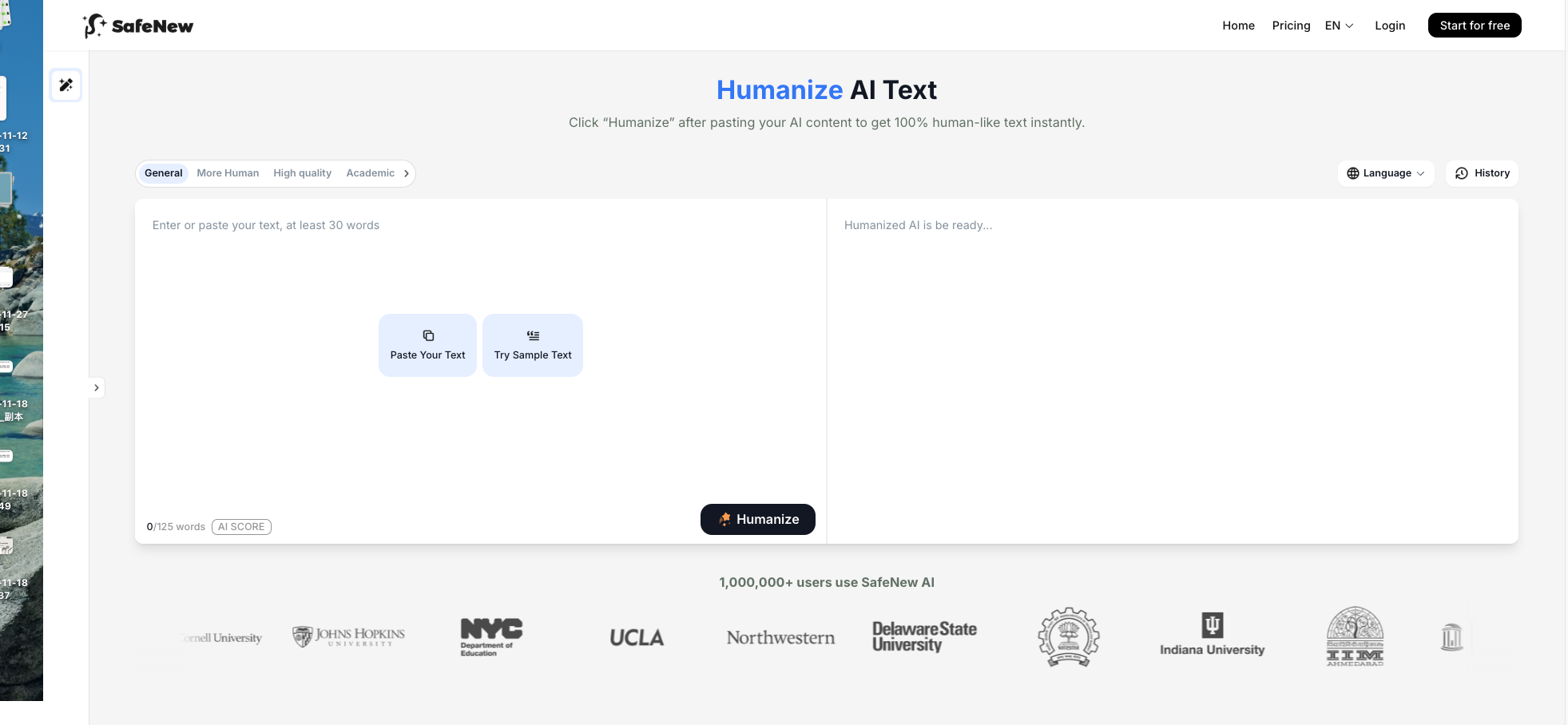 SafeNew.AI screenshot 2