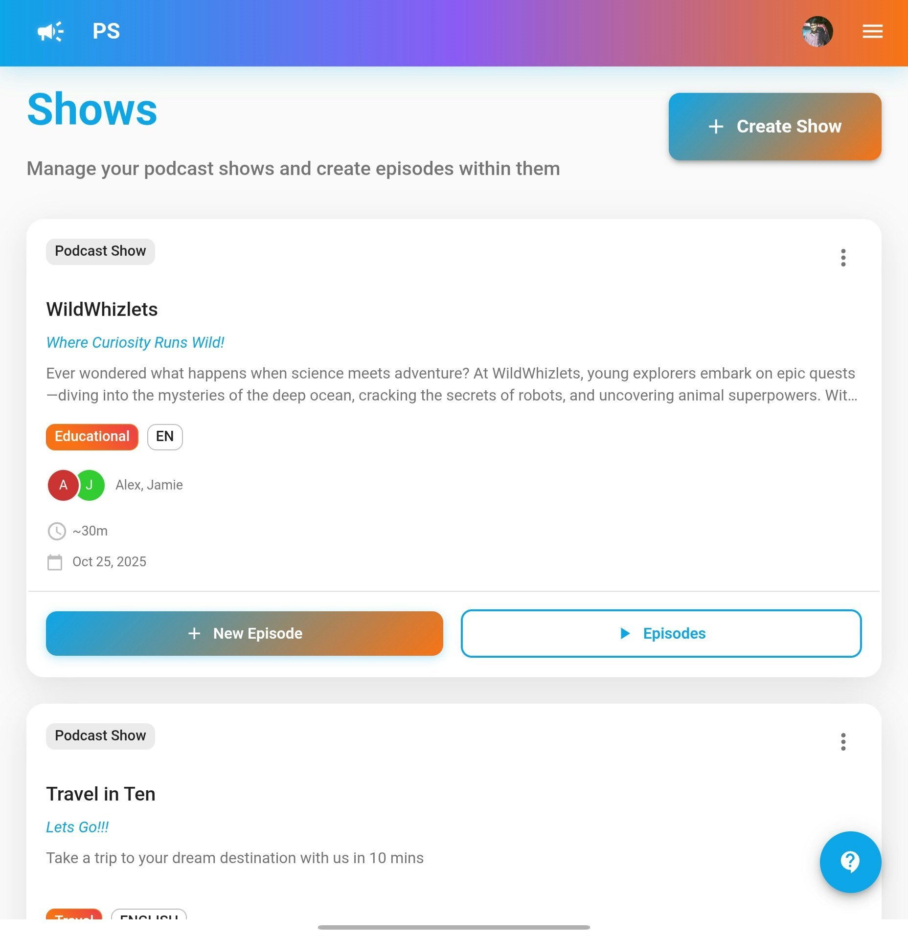 PodcastShodcast screenshot 3