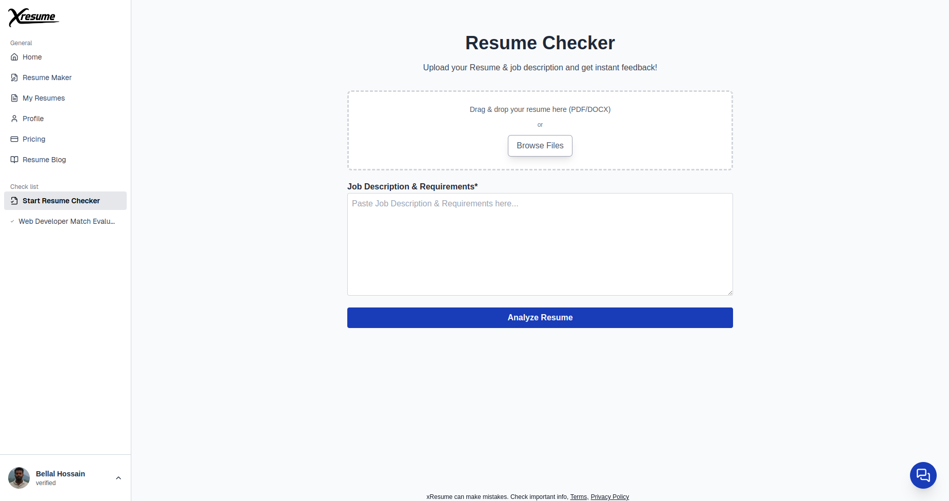 xResume screenshot 3