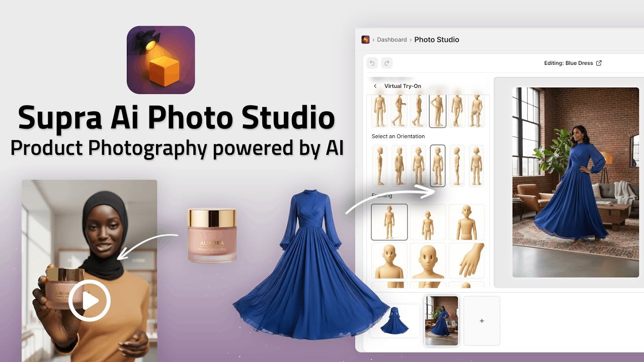 Supra Ai Photo Studio for Shopify screenshot 1