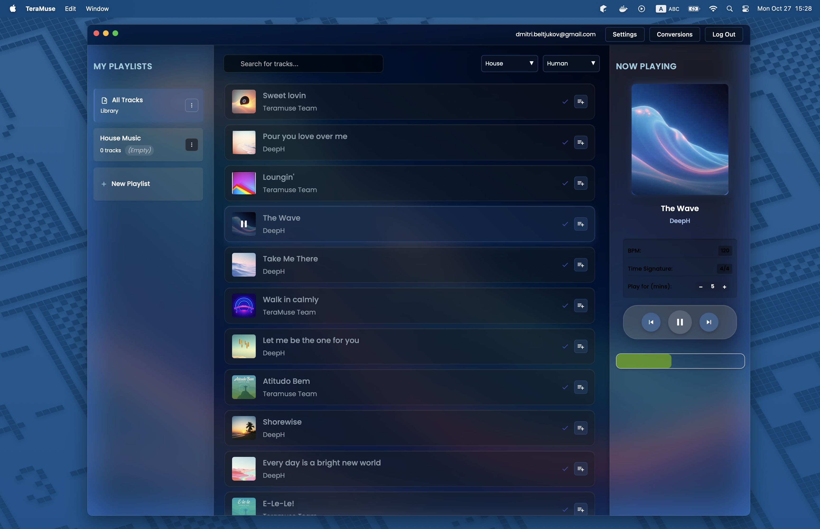 Teramuse.com screenshot 2