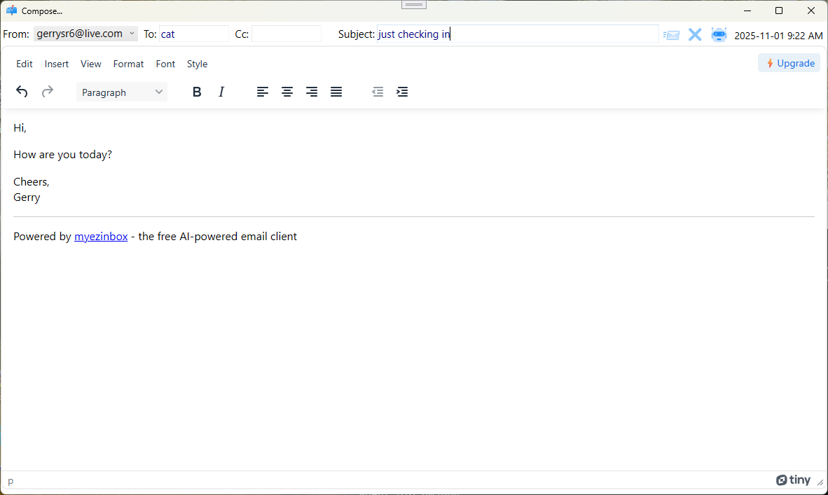 MyEzInbox screenshot 2