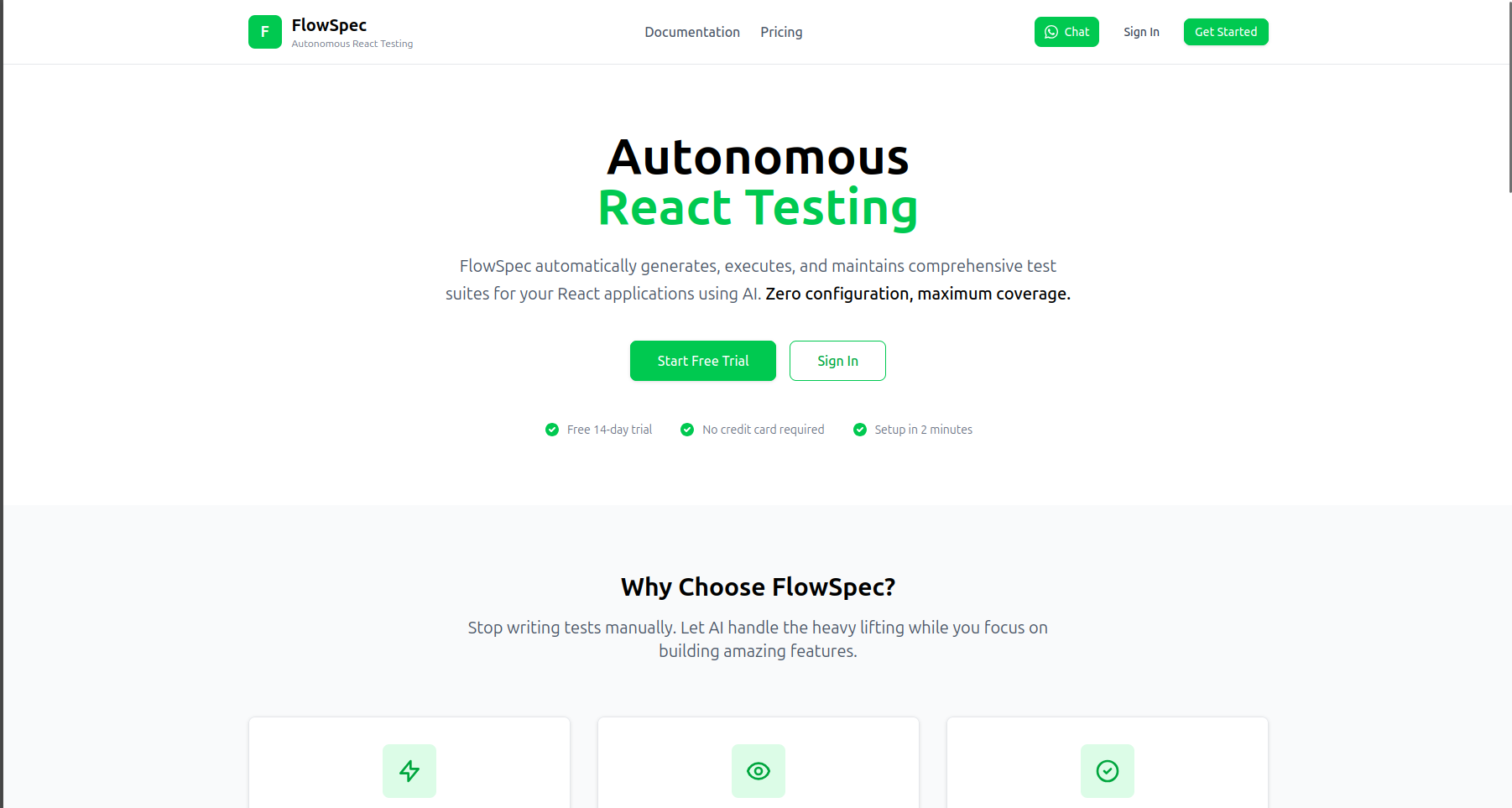 Flowspec AI screenshot 2