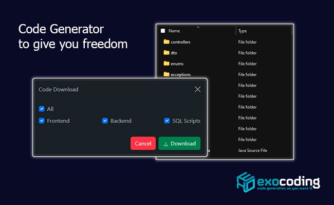 Exocoding Code Generation As You Want It screenshot 2
