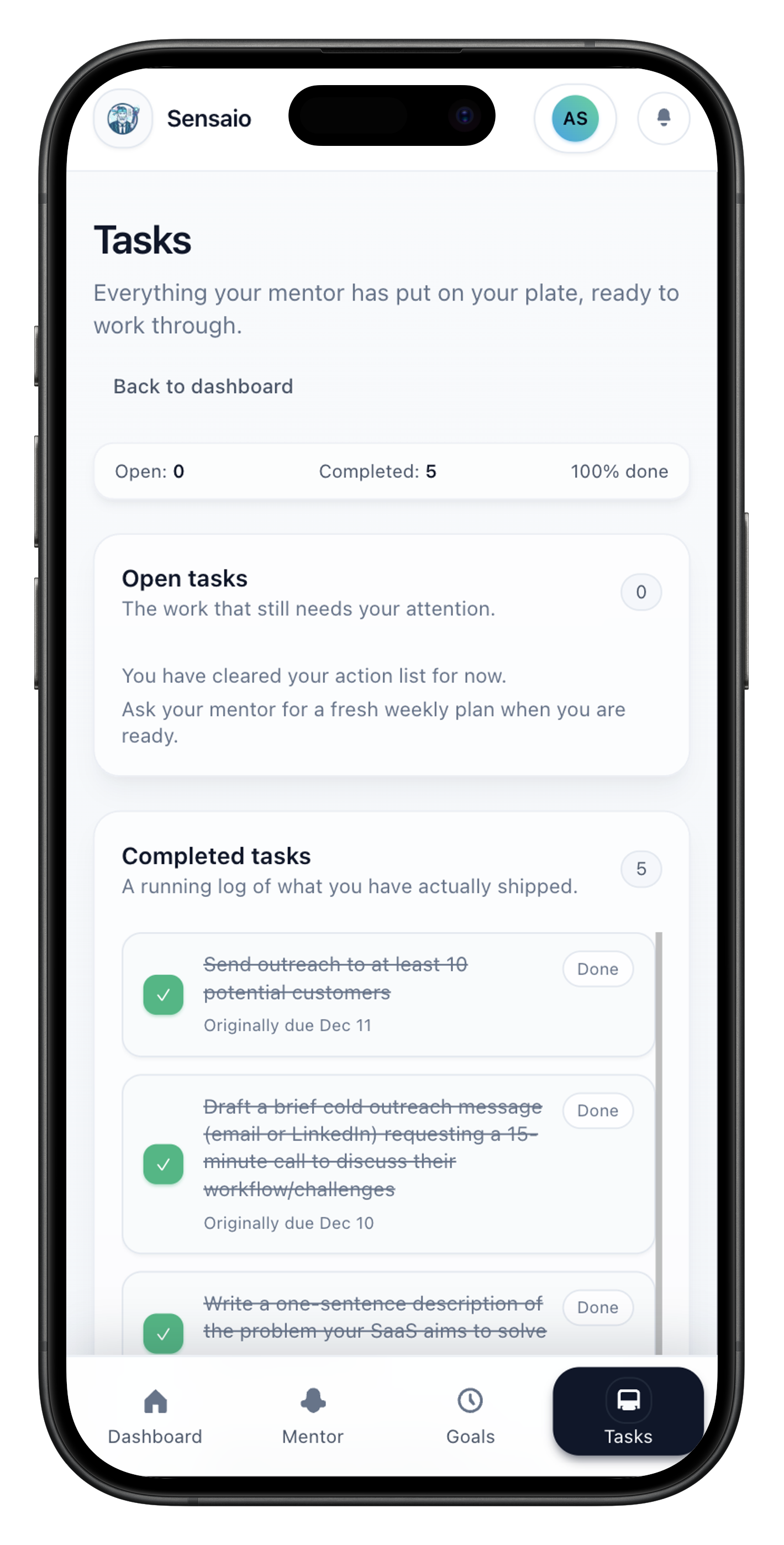 Sensaio.io screenshot 2
