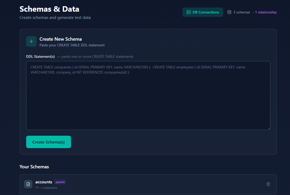 DDL to Data screenshot 6