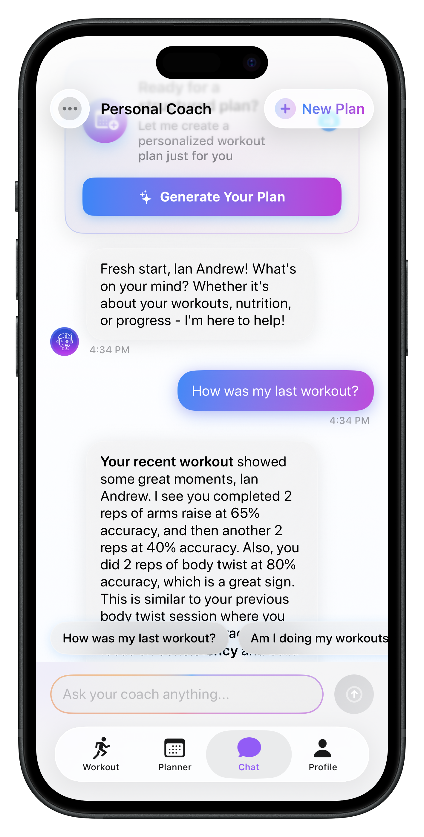 Aiza: Fitness Coach screenshot 5