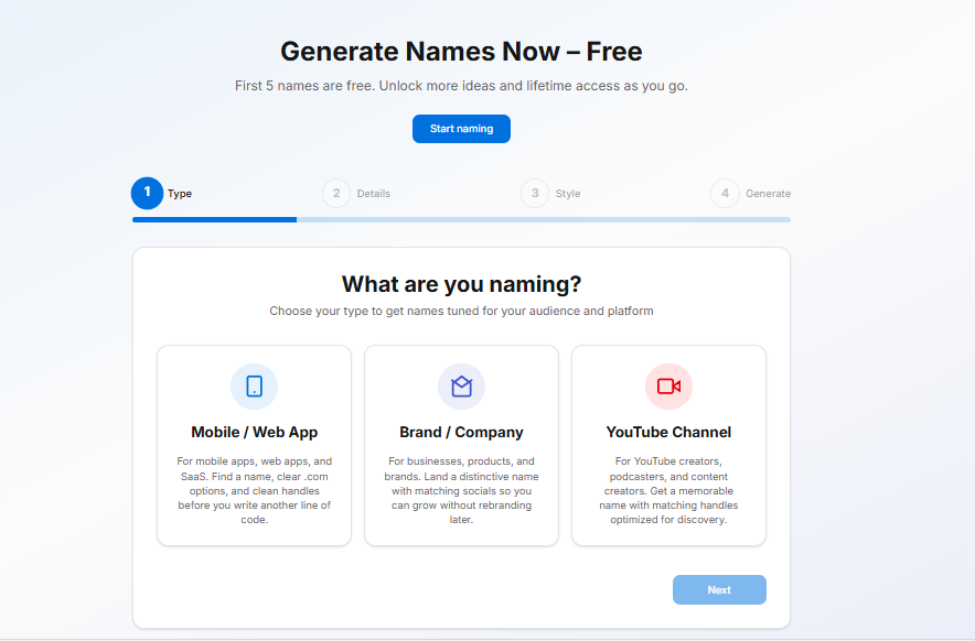 NameItGenie.ai screenshot 9