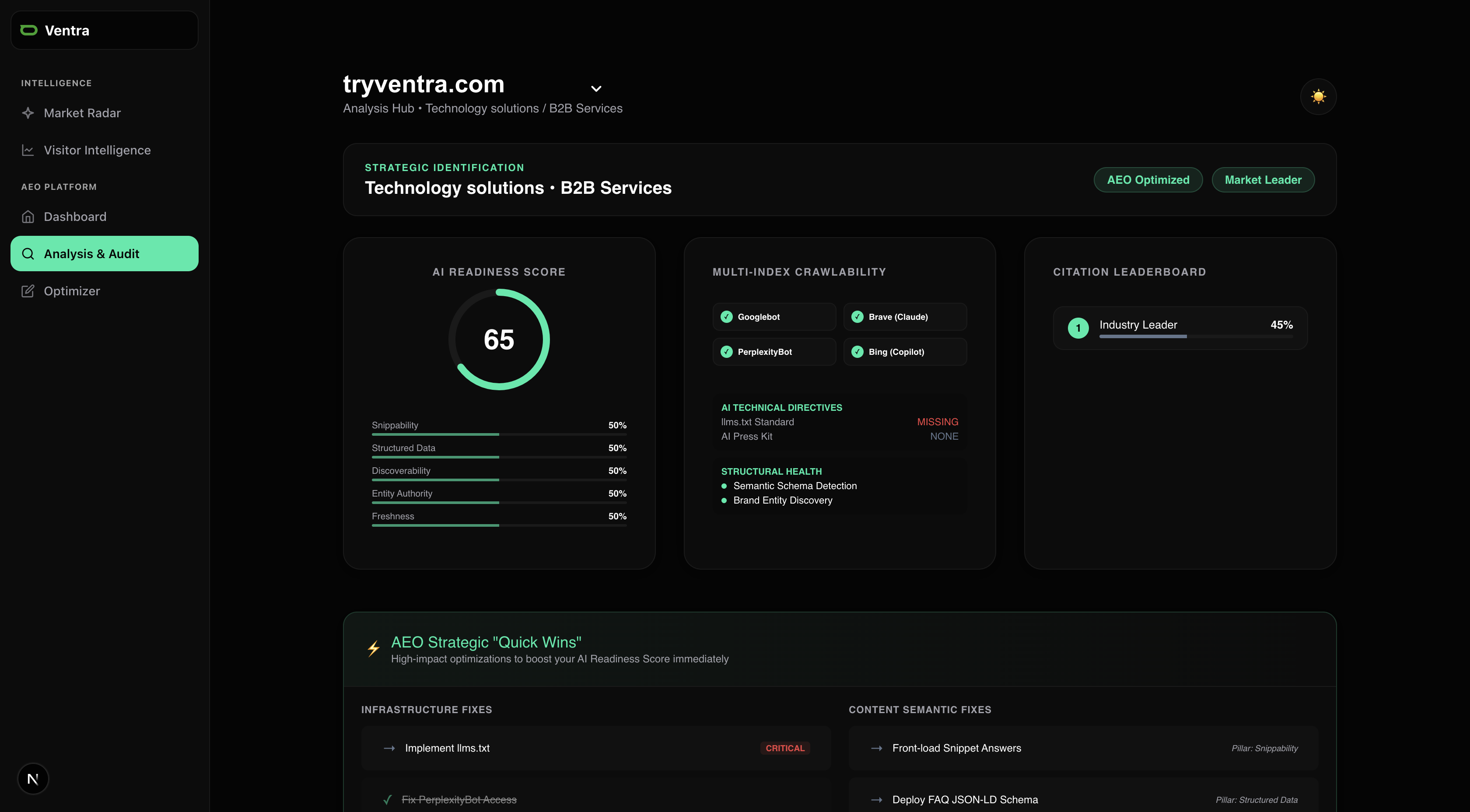 Ventra screenshot 2