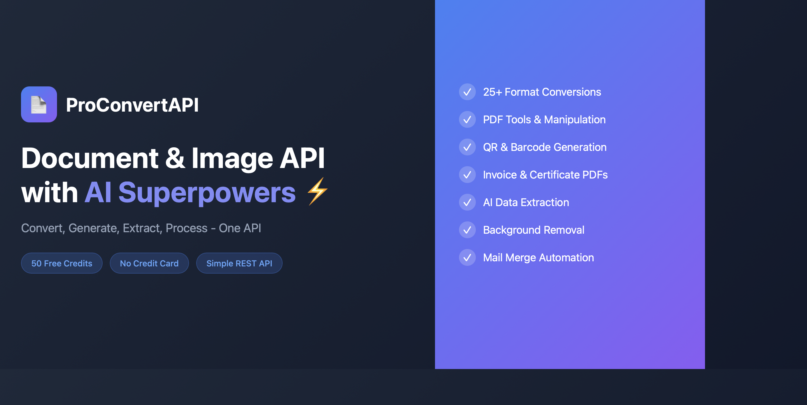 ProConvertAPI screenshot 2