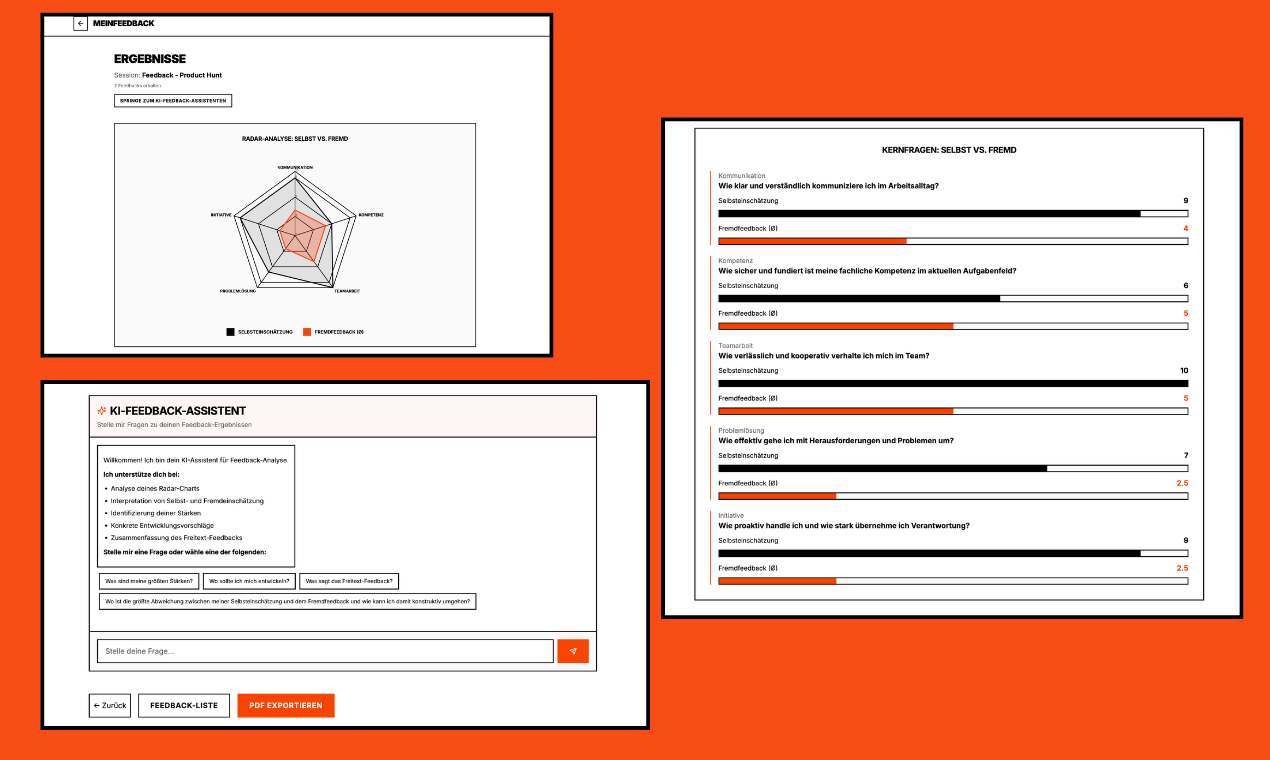 meinfeedback.com – 360° Feedback in 2min screenshot 4