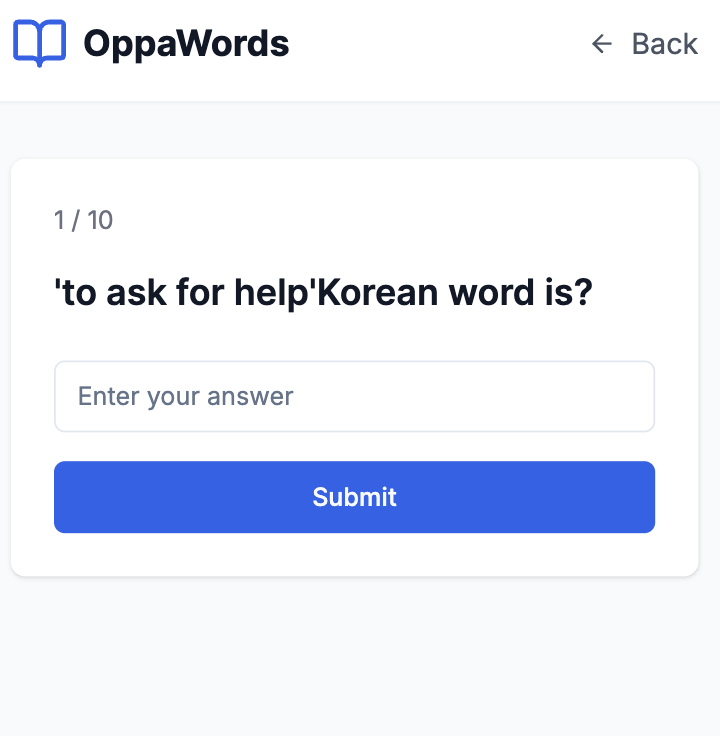 OppaWords screenshot 5
