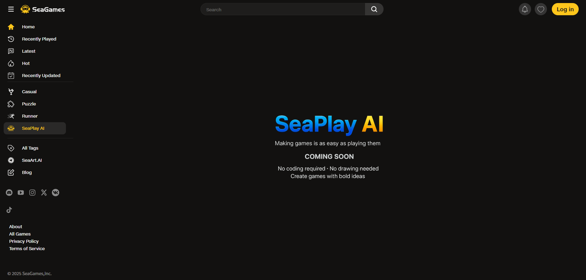 Seagames –Ad-Free Browser Games Platform screenshot 7