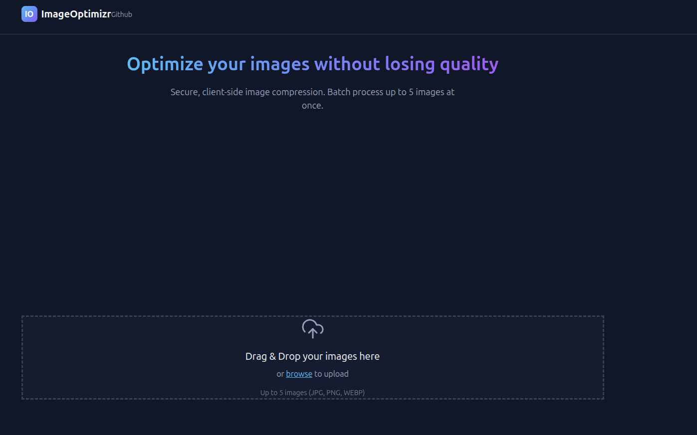 ImageOptimizr screenshot 1