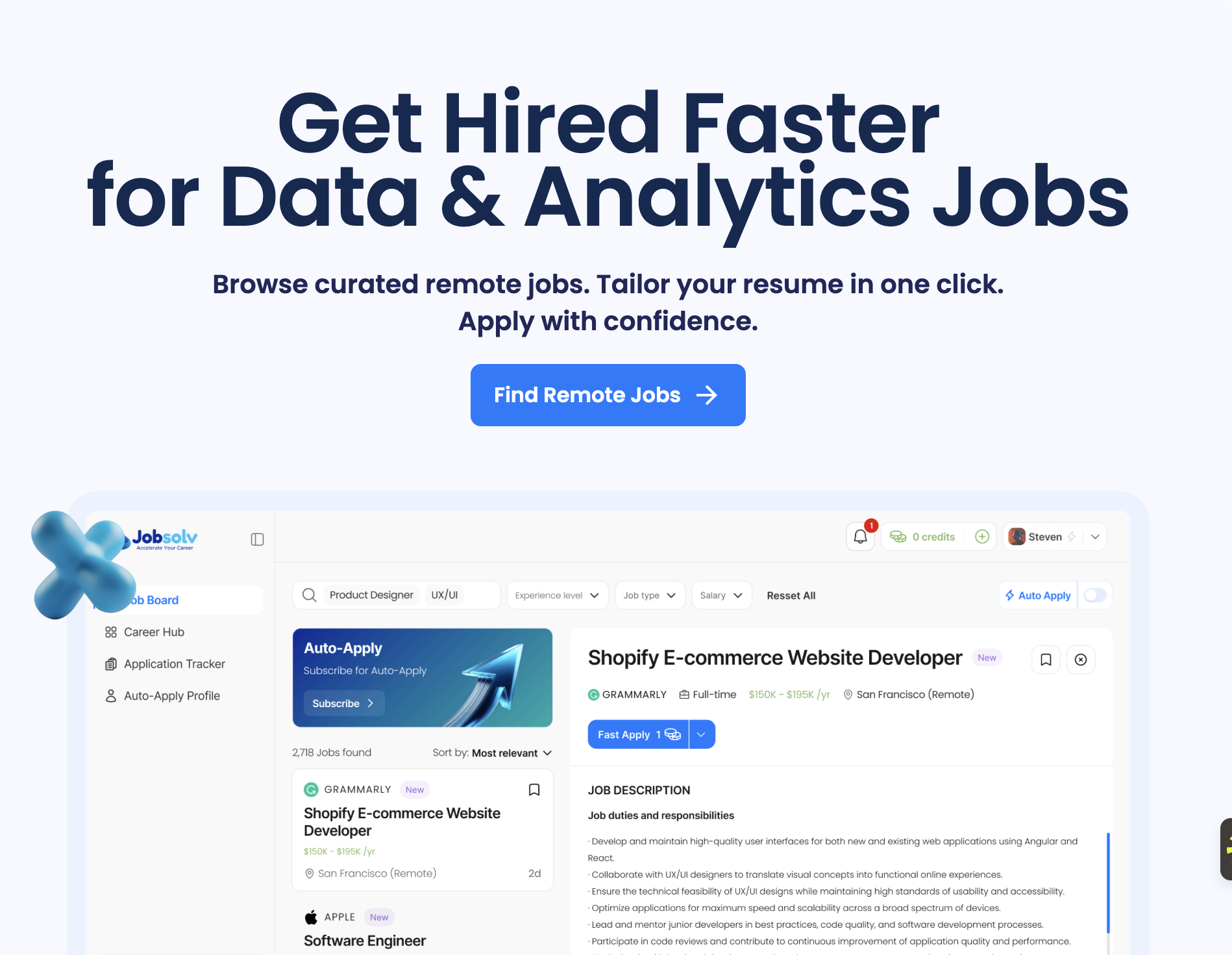 Jobsolv screenshot 1