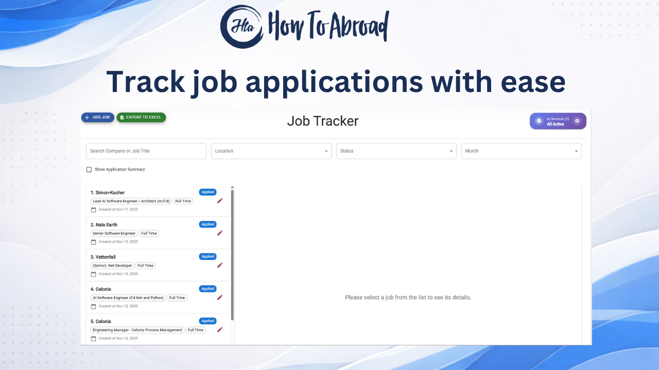 HowToAbroad: Application Tracker screenshot 2
