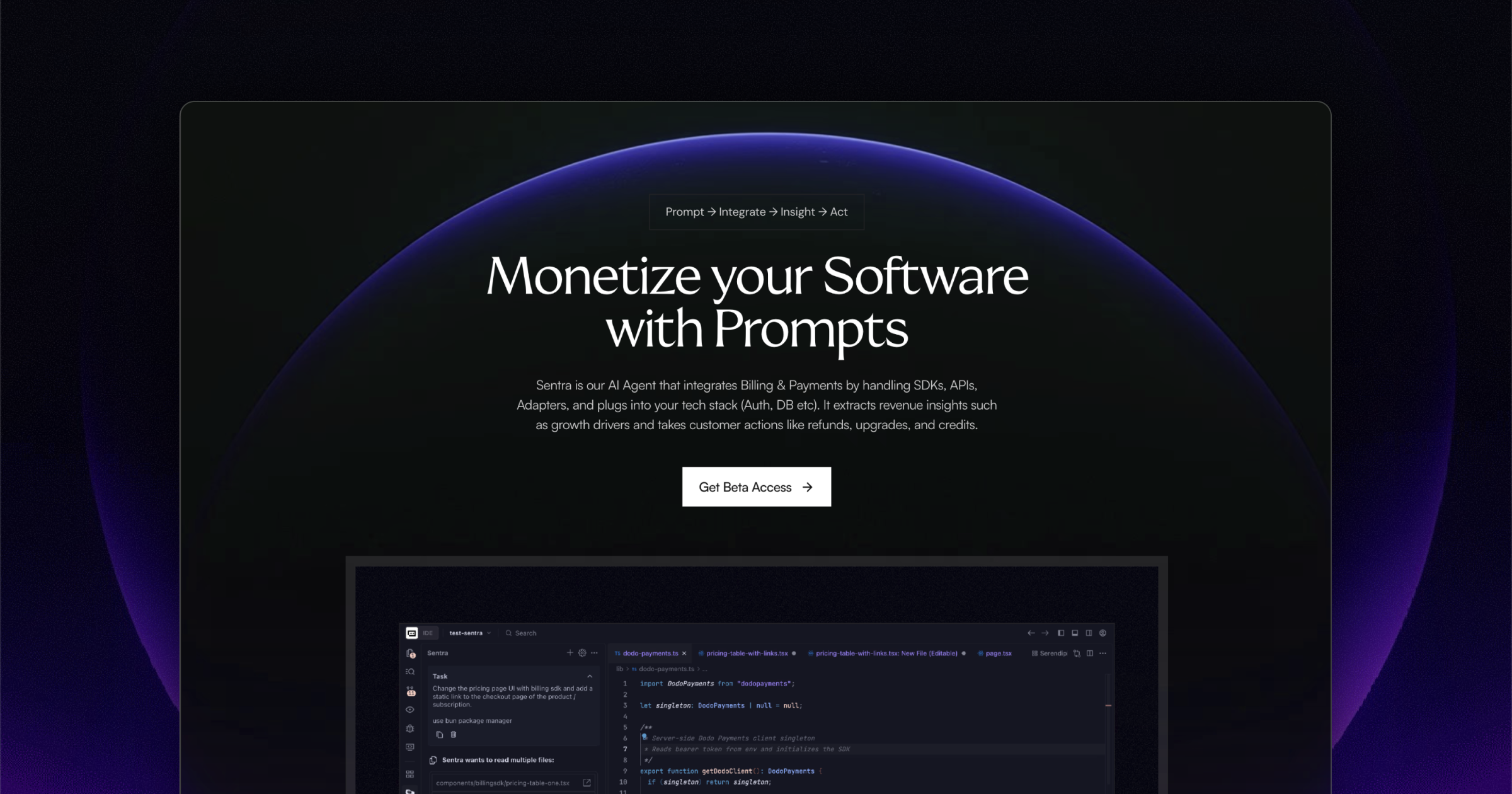 Sentra by Dodo Payments screenshot 1
