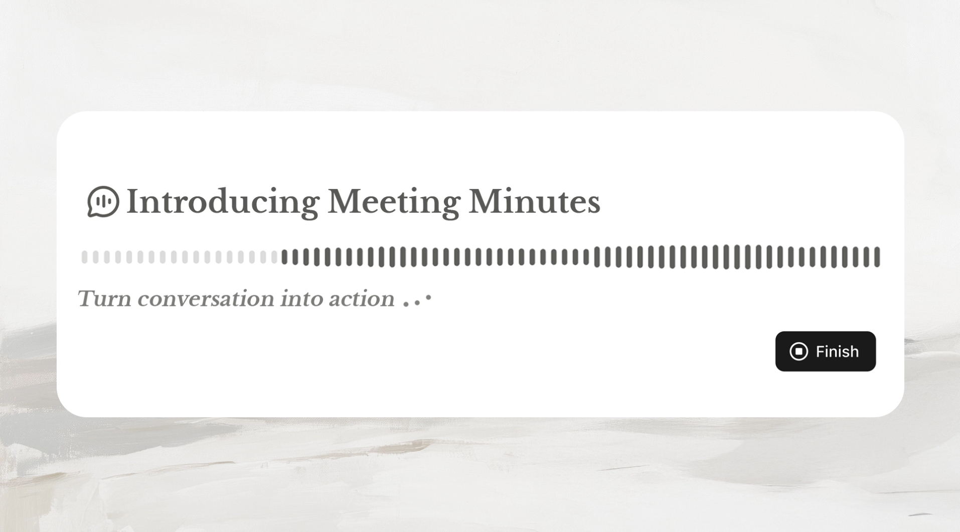 Manus Meeting Minutes screenshot 3