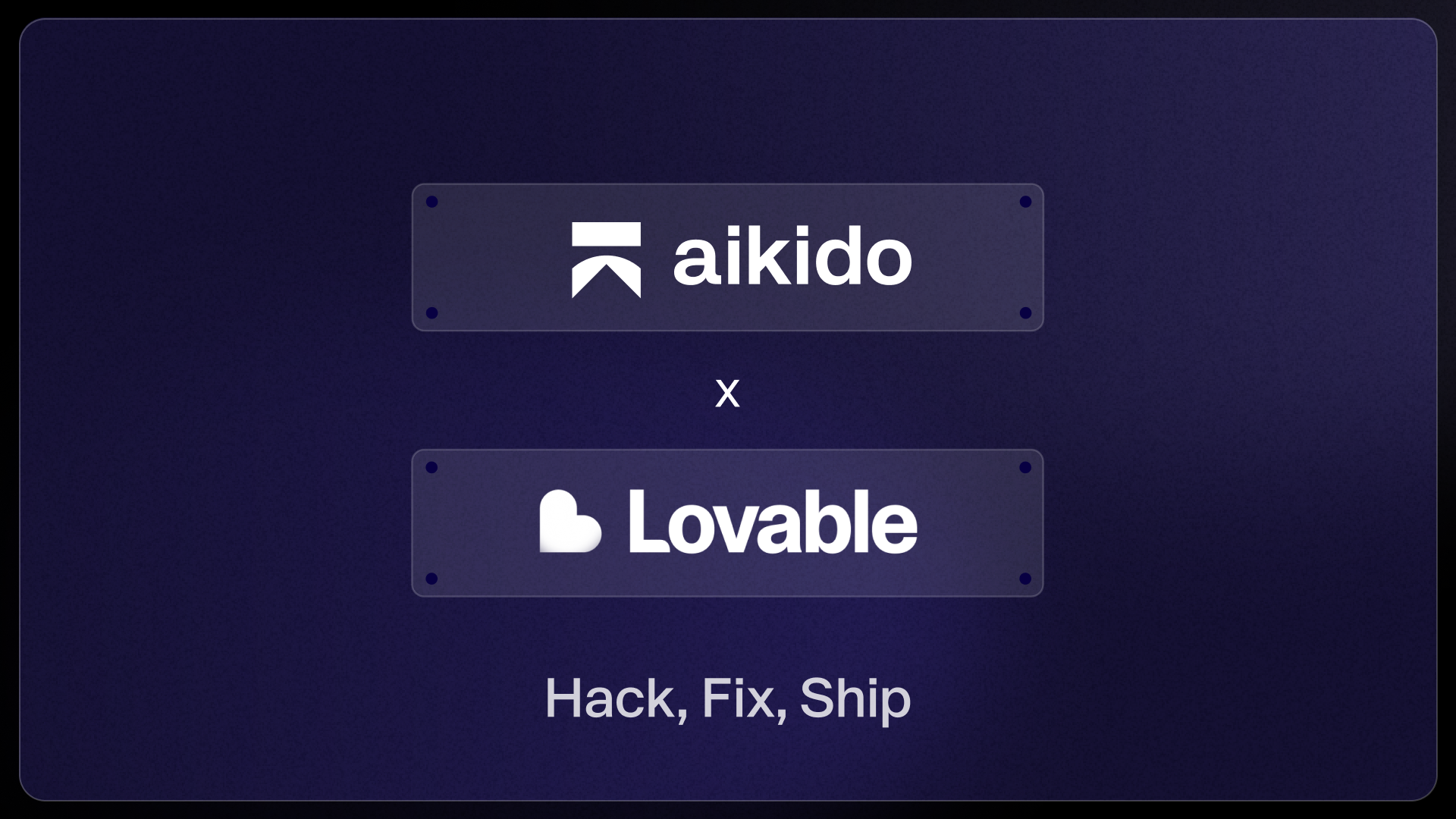 Aikido × Lovable screenshot 1