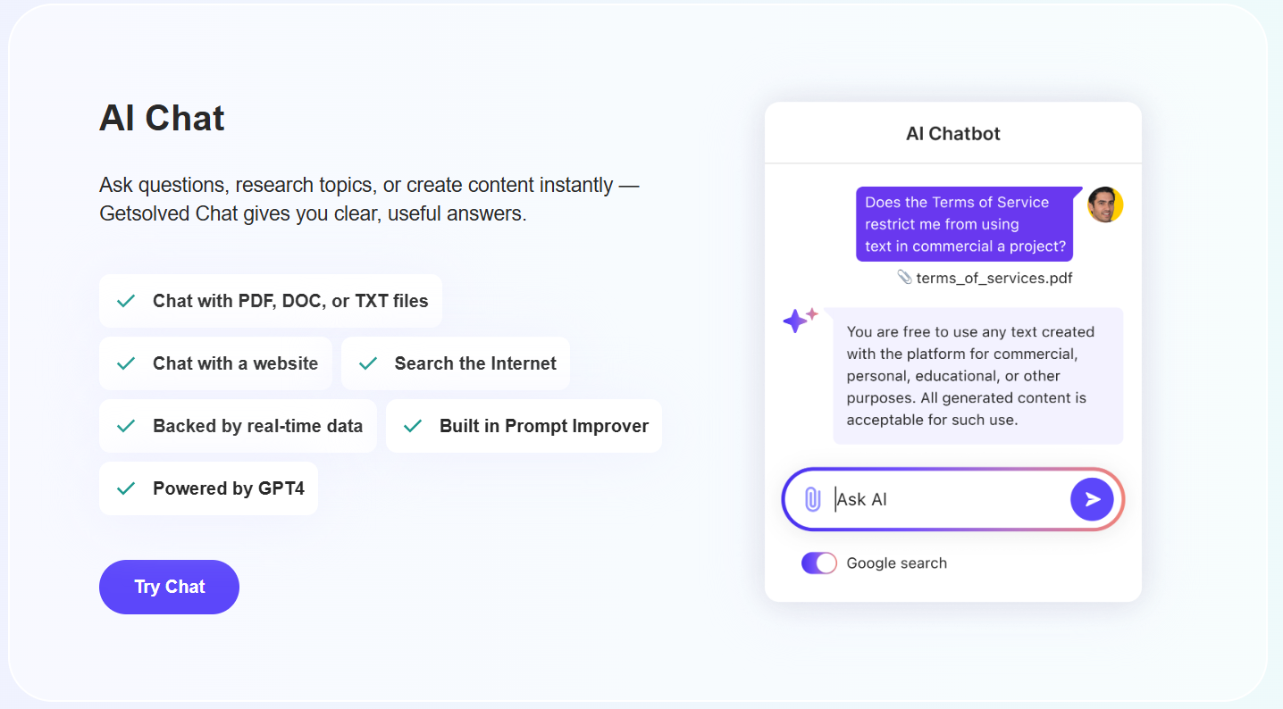 Getsolved.ai Answer AI screenshot 3