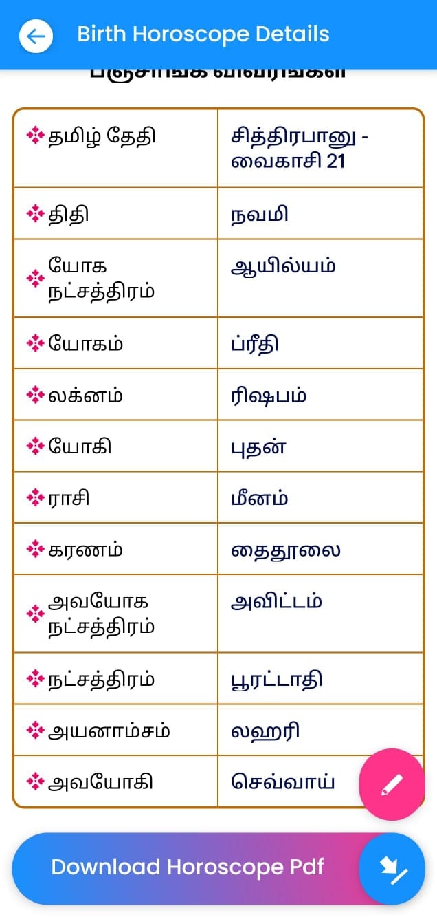 One Page Horoscope screenshot 4