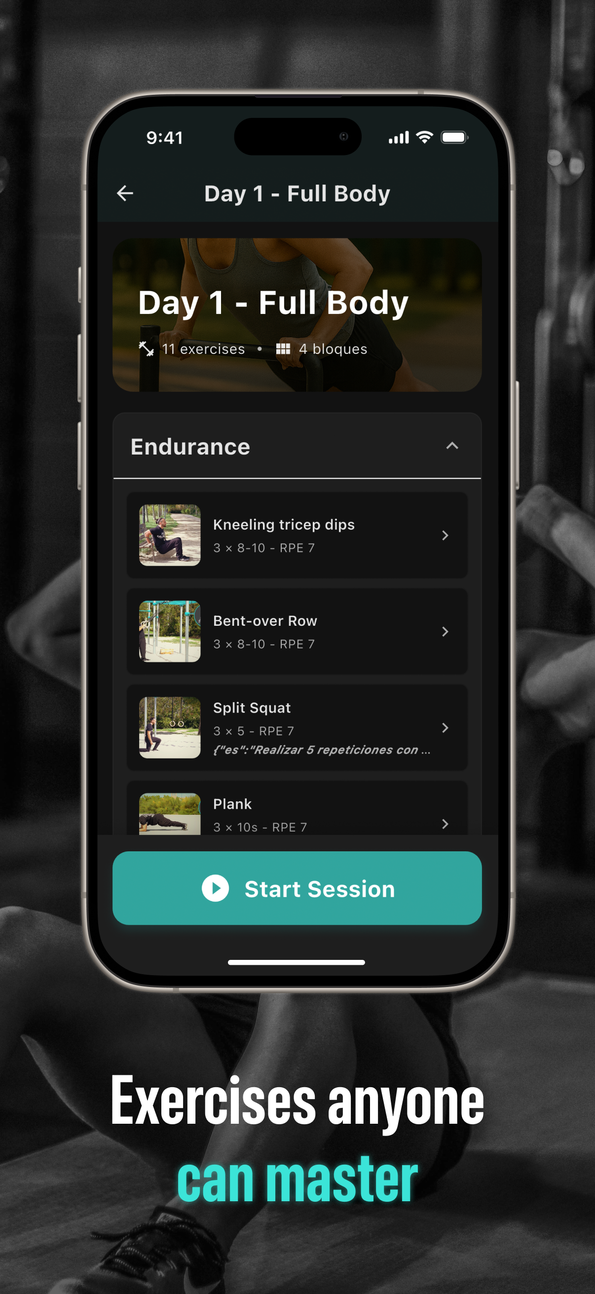 CalisthenicsLab screenshot 3