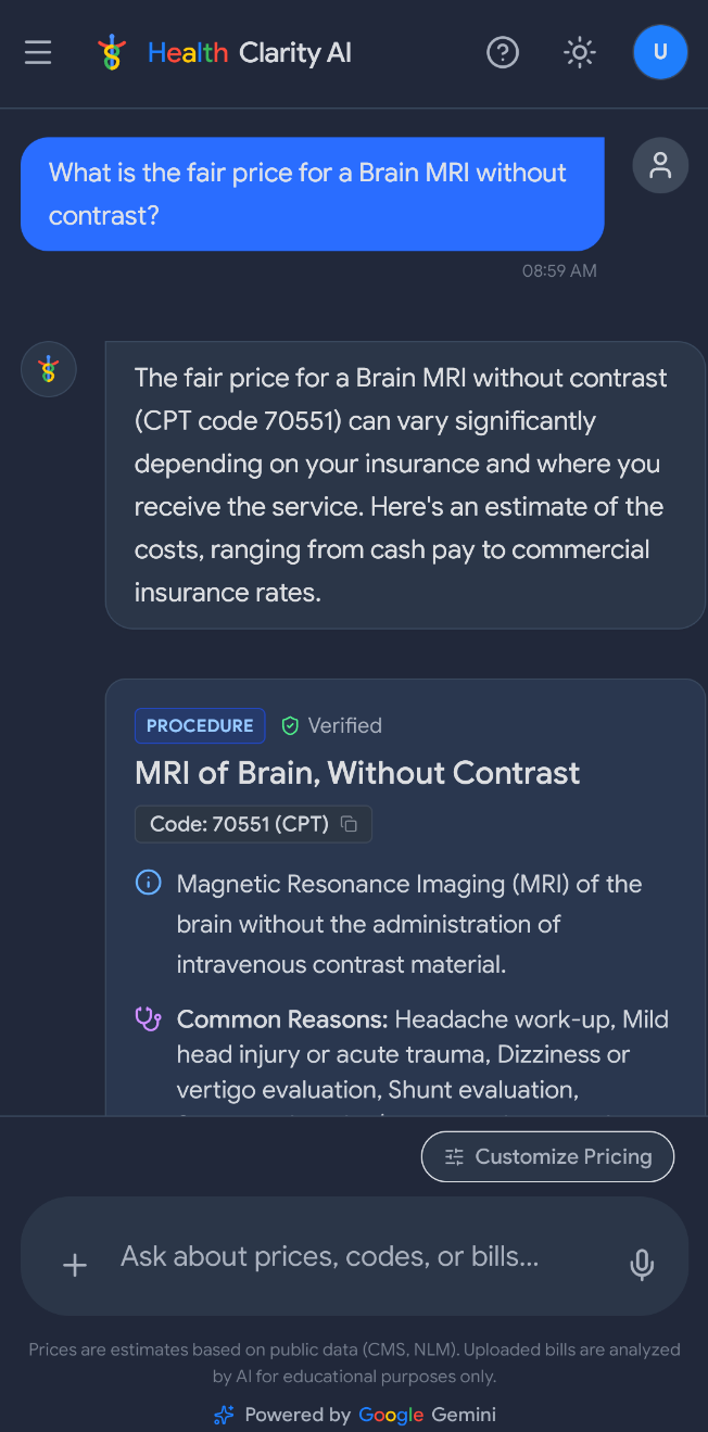 Health Clarity AI screenshot 3