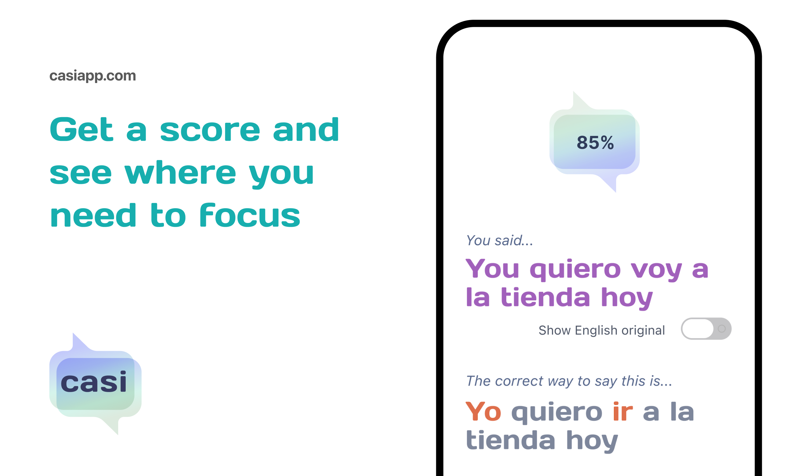 Casi – Spanish Practice screenshot 3