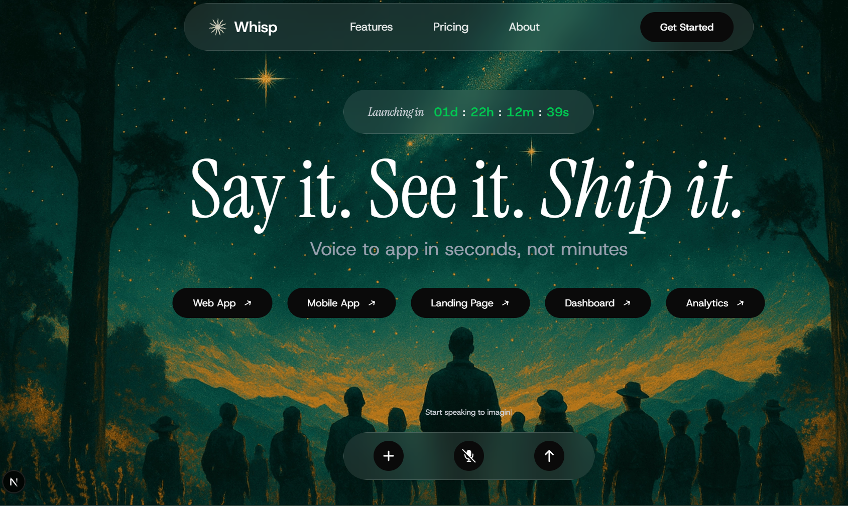 Whisp screenshot 1