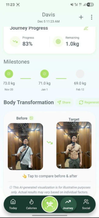Slimme - AI Calorie Tracker screenshot 3