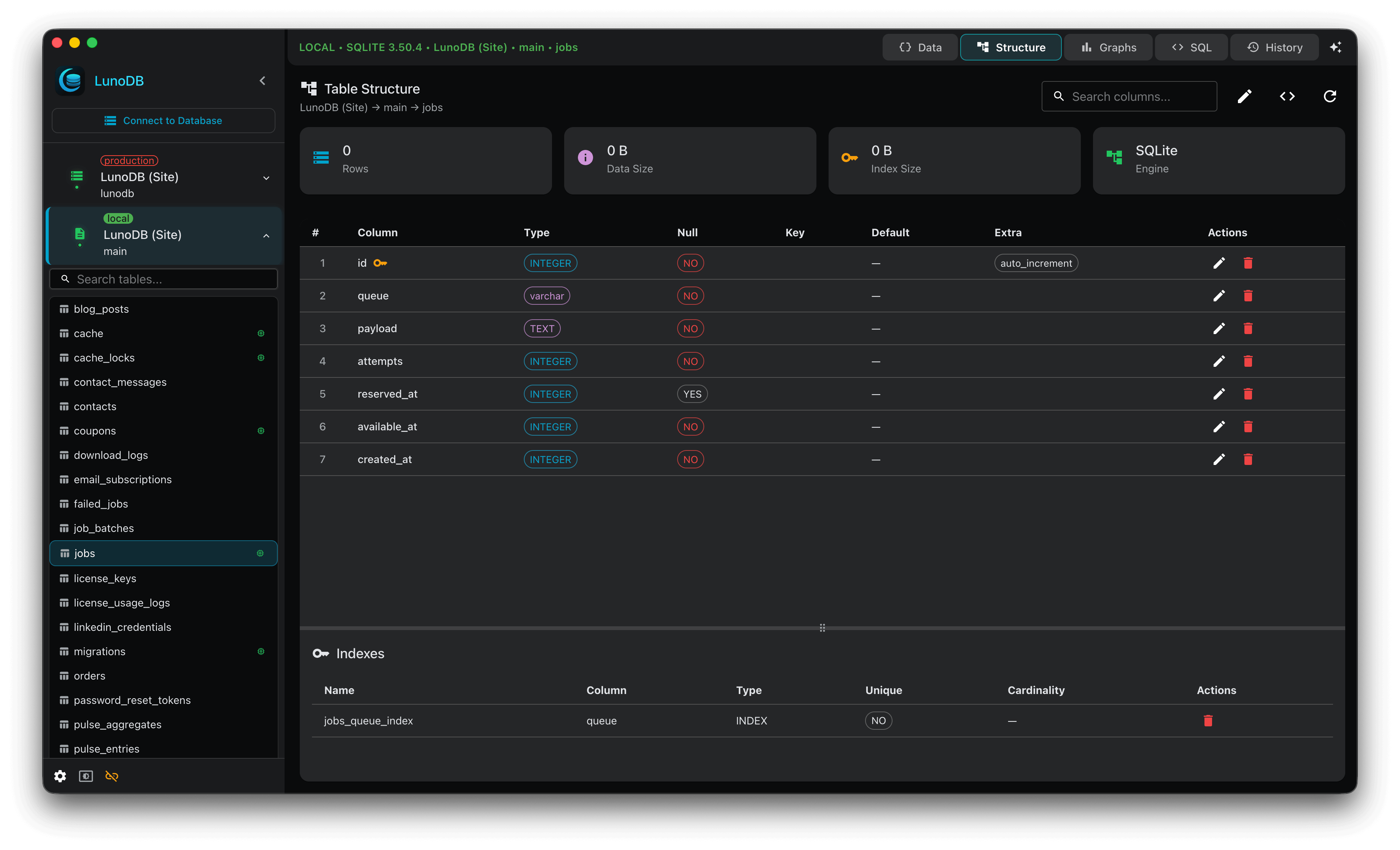 LunoDB - Modern Database Software screenshot 2