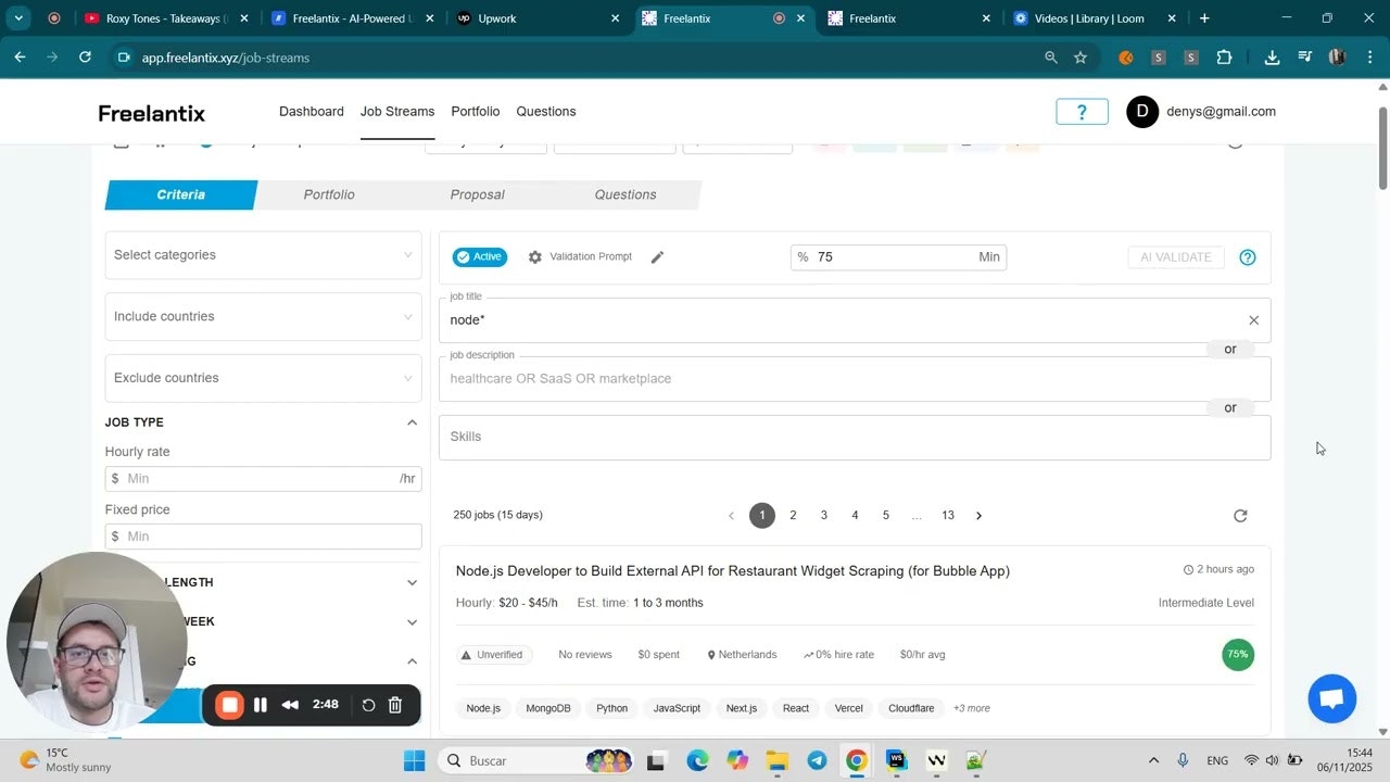Freelantix screenshot 1