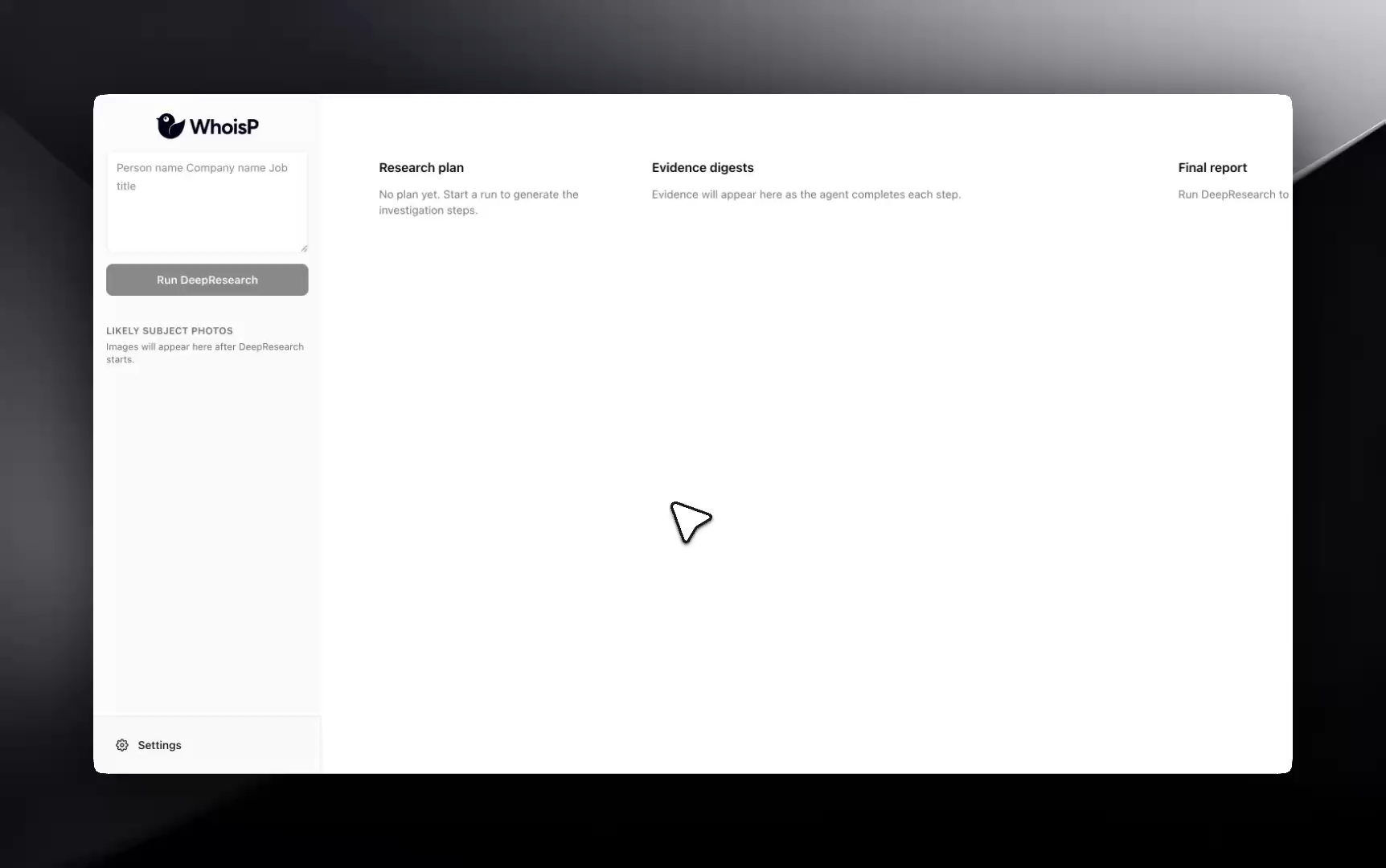 WhoisP screenshot 2