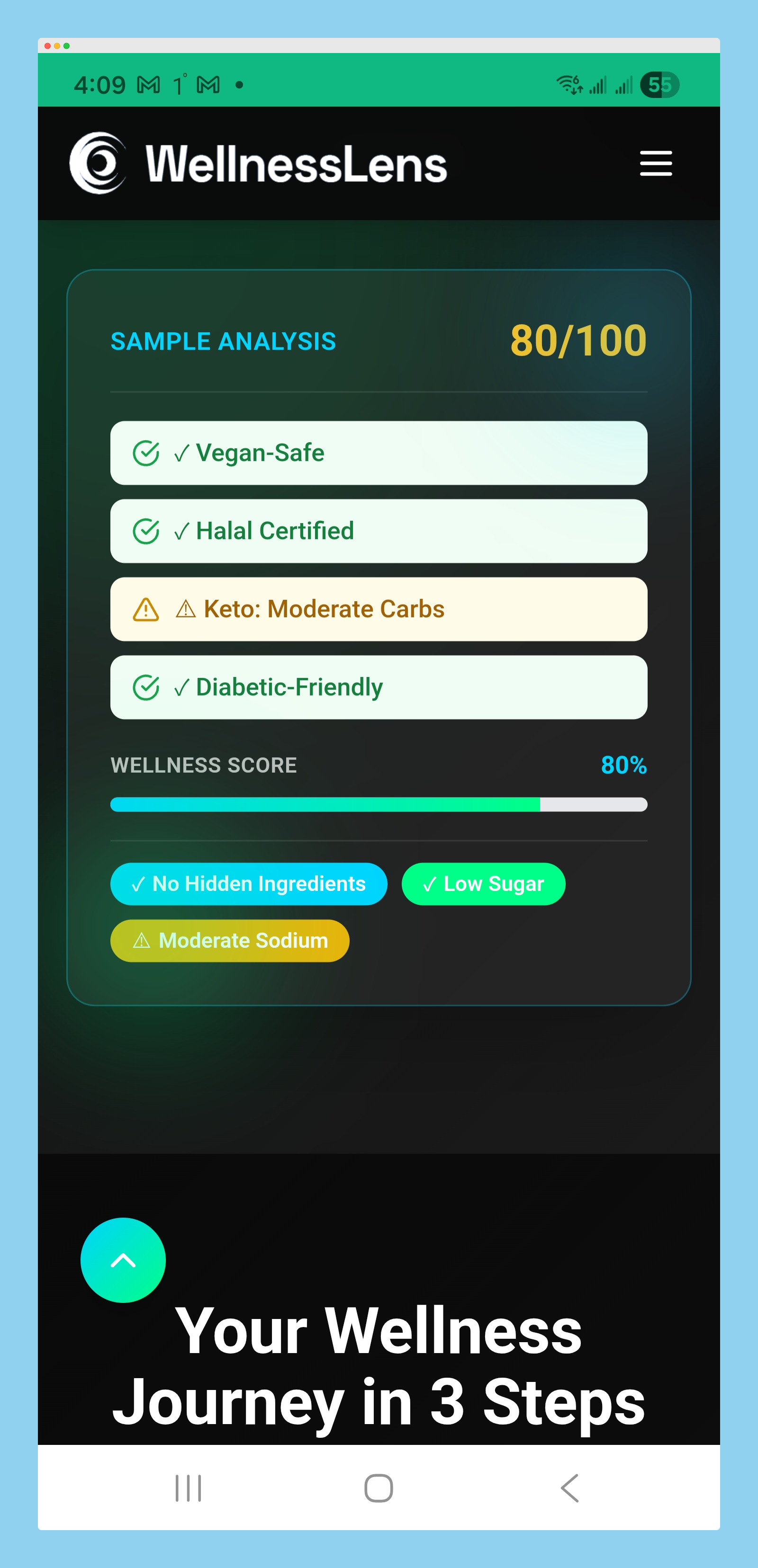 WellnessLens screenshot 3